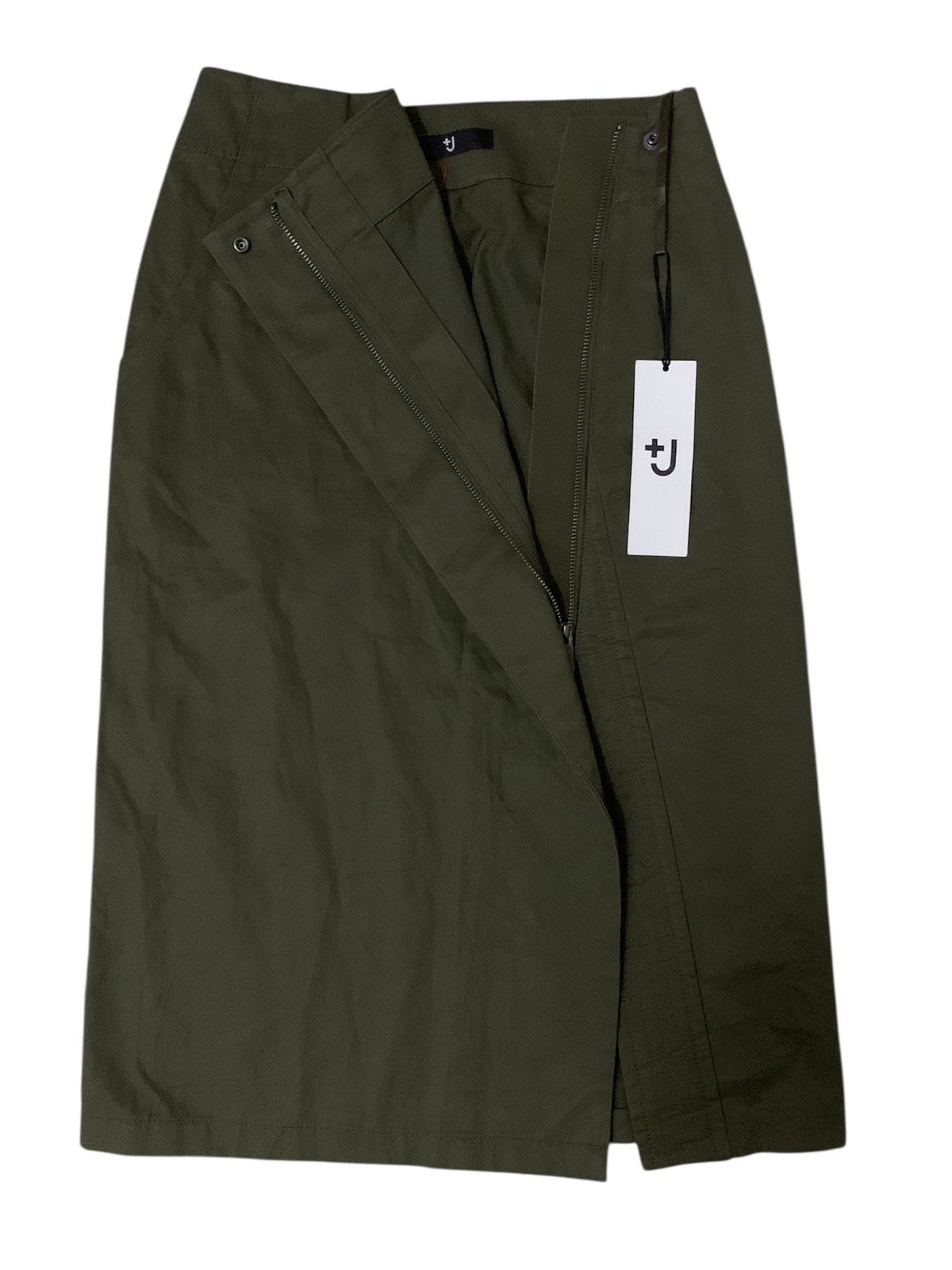 Jil Sander 💥Jil Sander Olive Green Midi Skirt Size 26" / US 2 / IT 38 - 1 Thumbnail
