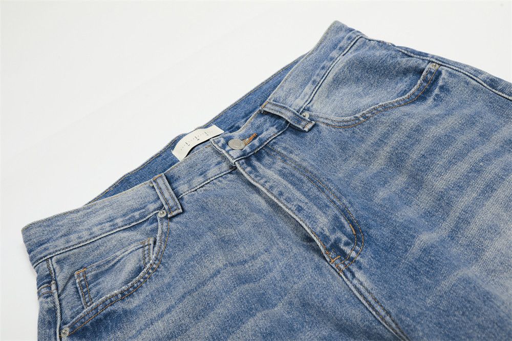 Japanese Brand × Jean Street men's retro washed gradient ripped distressed jeans Size US 32 / EU 48 - 4 Thumbnail