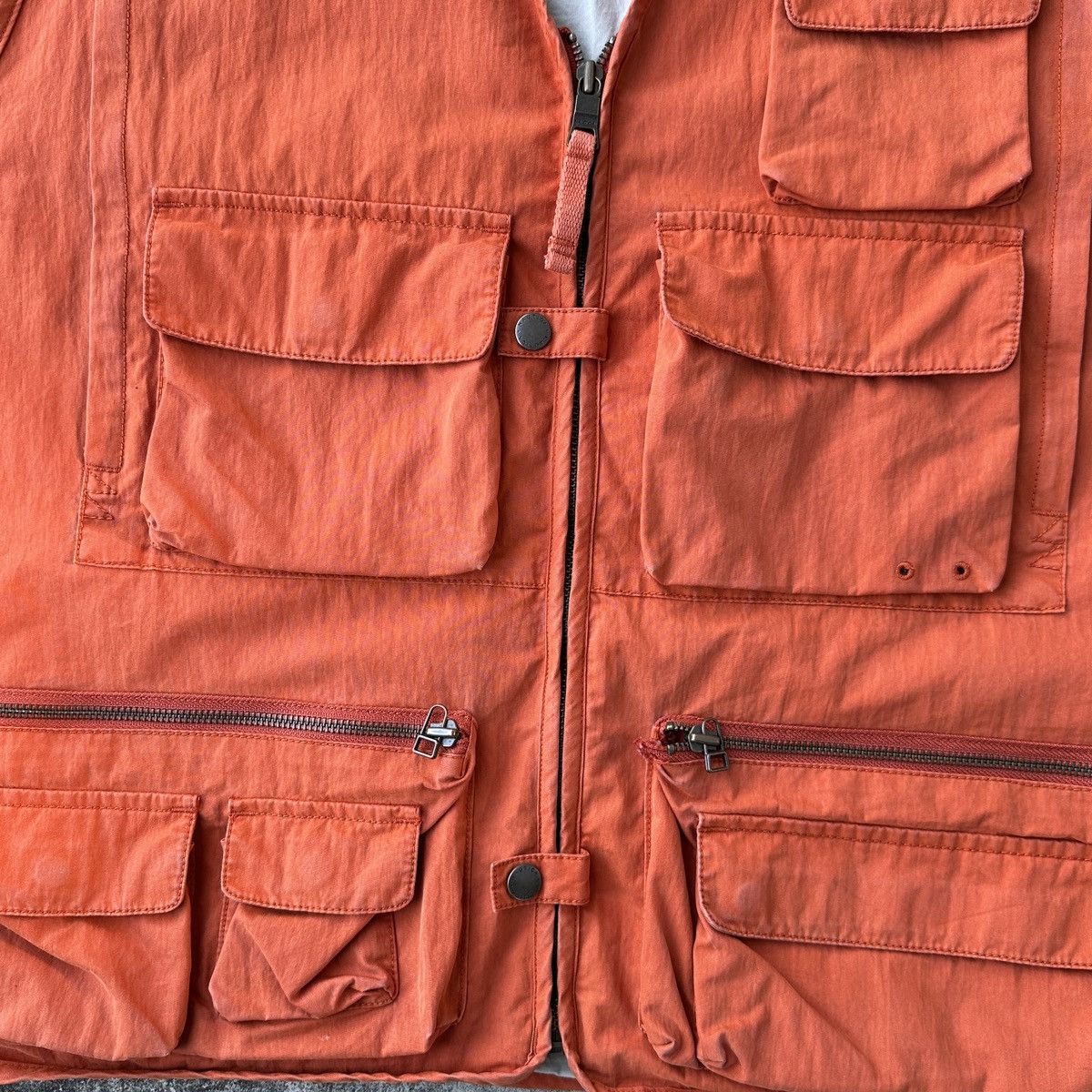 Vintage Tactical Fishing vest Surf Sunfade boro patchwork distressed Size US XL / EU 56 / 4 - 10 Thumbnail