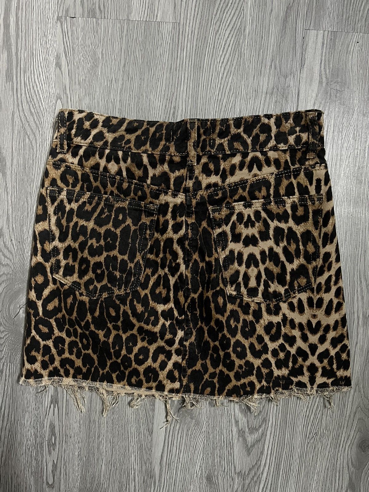 Seditionaries Zara leopard distressed mini skirt 🐆 Size 26" / US 2 / IT 38 - 8 Thumbnail