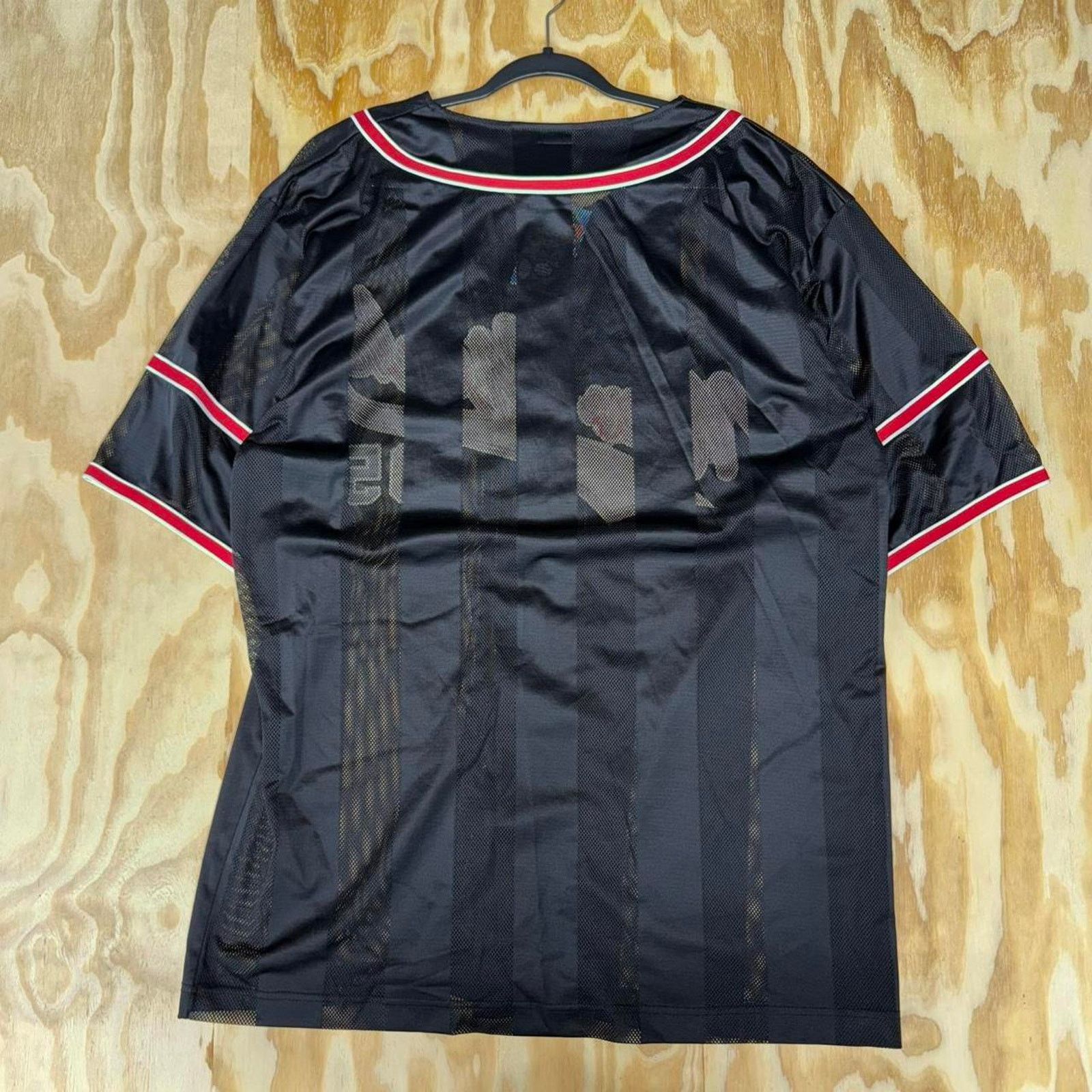 Fubu XL-Vintage y2k new york button up baseball jersey mesh shirt Size US XL / EU 56 / 4 - 2 Thumbnail
