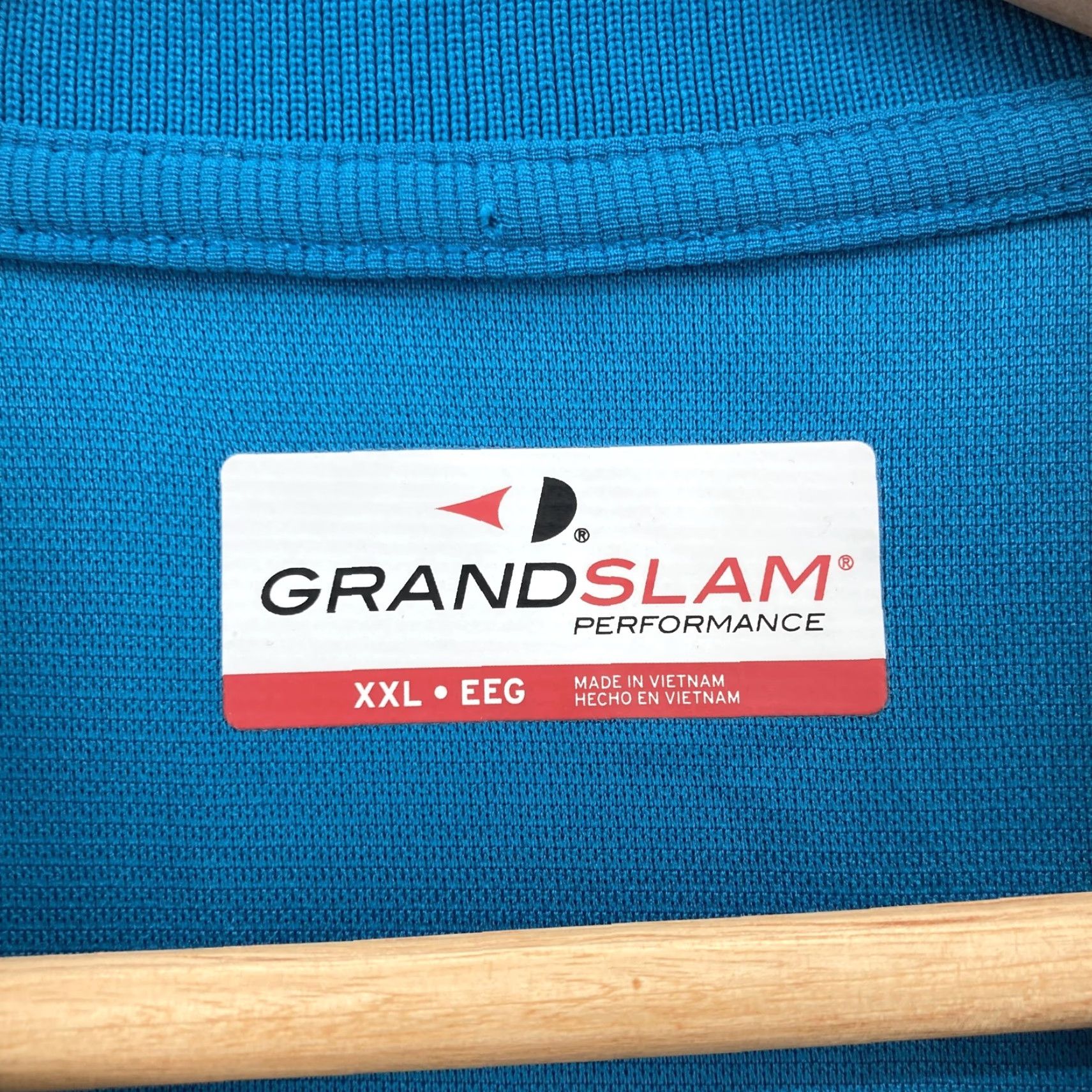Vintage Grand Slam Performance Polo Shirt Mens 2XL Blue UPF 50 Stretch Golf NWT Polo Shirt Casual Activewear Mens 2XL Blue Stretch UPF 50 NWT Size US XXL / EU 58 / 5 - 5 Thumbnail