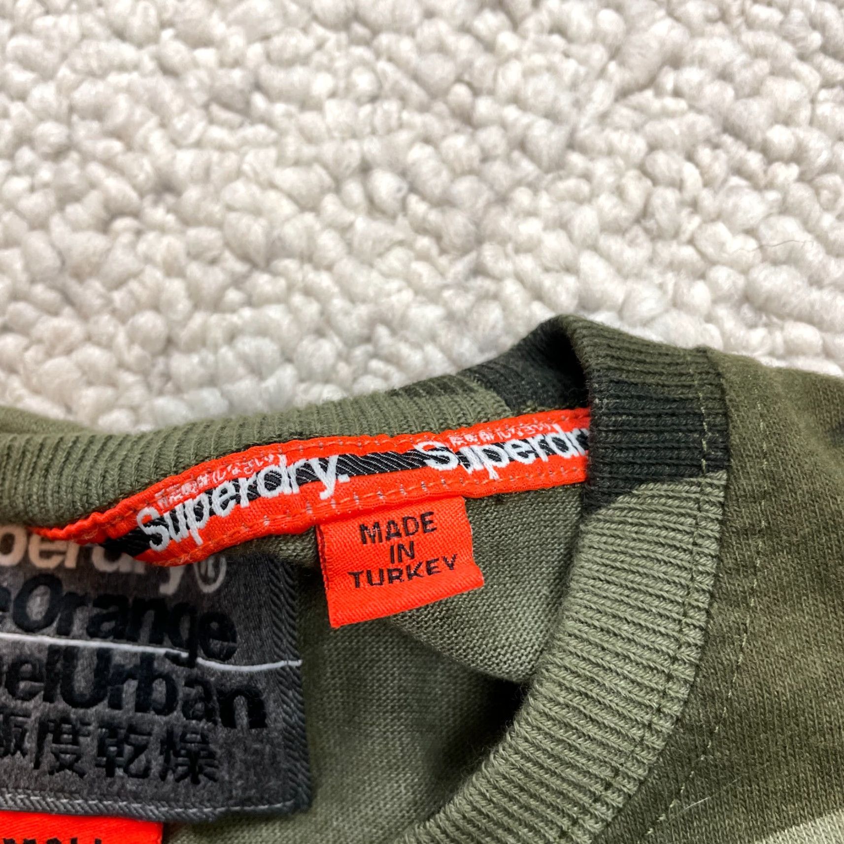 Superdry Superdry Shirt Mens Small Green Camouflage Short Sleeve The Orange Label Urban Crew Neck Japan Size US S / EU 44-46 / 1 - 5 Thumbnail