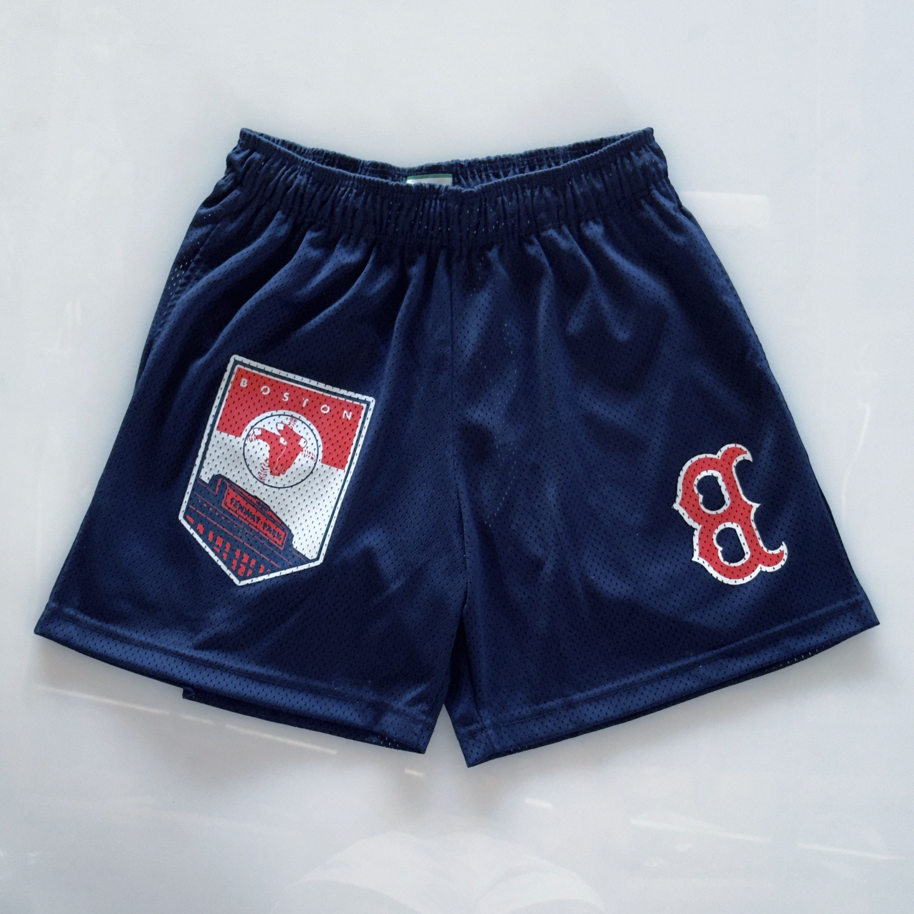 HMDD HMDD Boston Red Sox Mesh Shorts (Size Small) Size US 30 / EU 46 - 1 Thumbnail