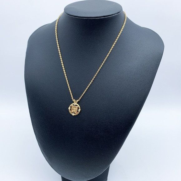 Givenchy Vintage Givenchy G Logo Gold-Plated Pendant Necklace Size ONE SIZE - 3 Thumbnail