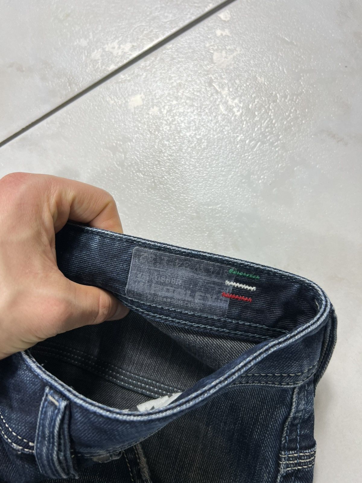 Diesel Vintage Diesel y2k distressed denim jeans blue eyecons pants Size US 34 / EU 50 - 11 Thumbnail