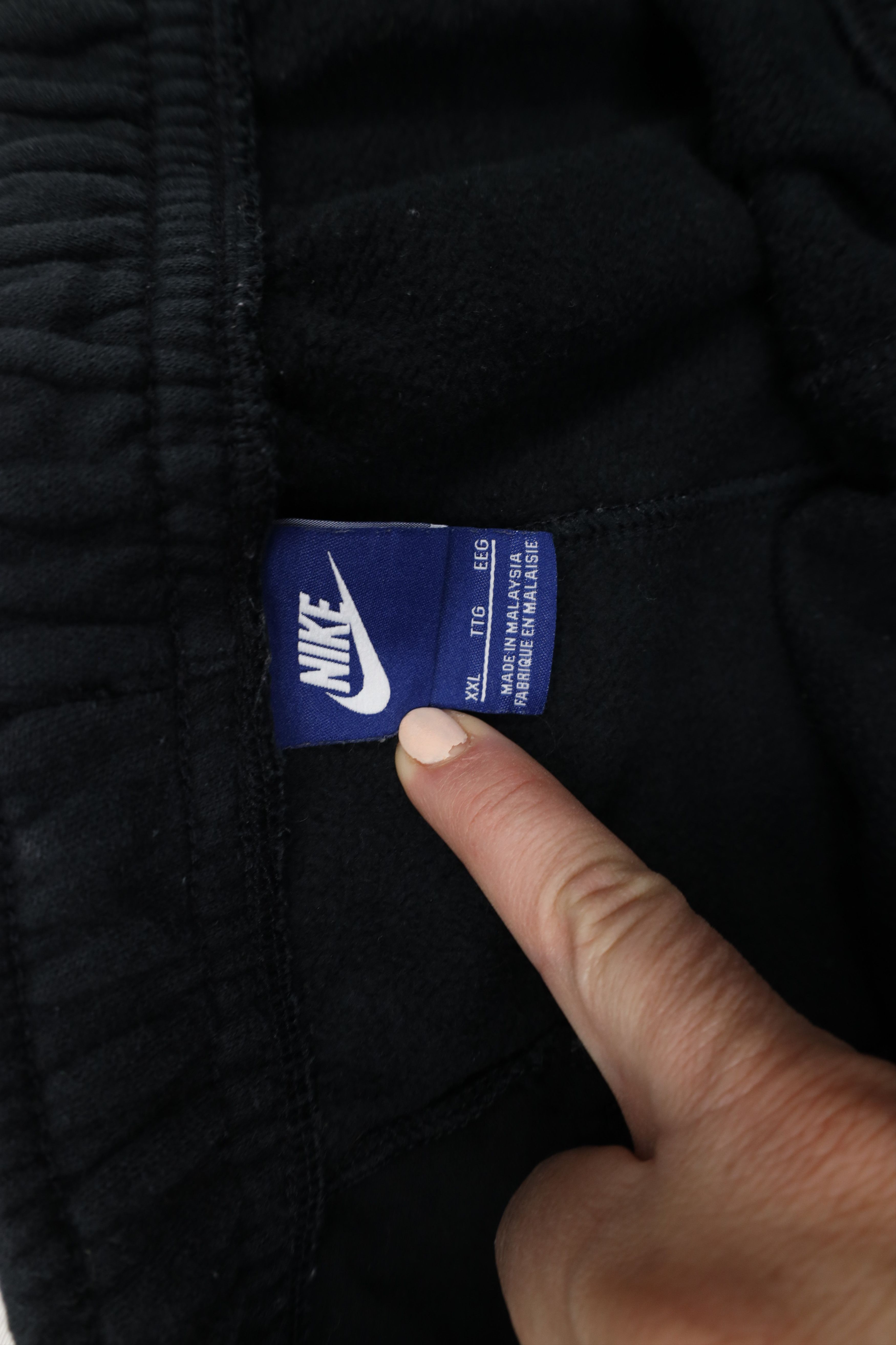 Nike × Vintage Vintage Nike Scott Mini Swoosh Wide Leg Sweatpants Black Size US 40 / EU 56 - 8 Thumbnail