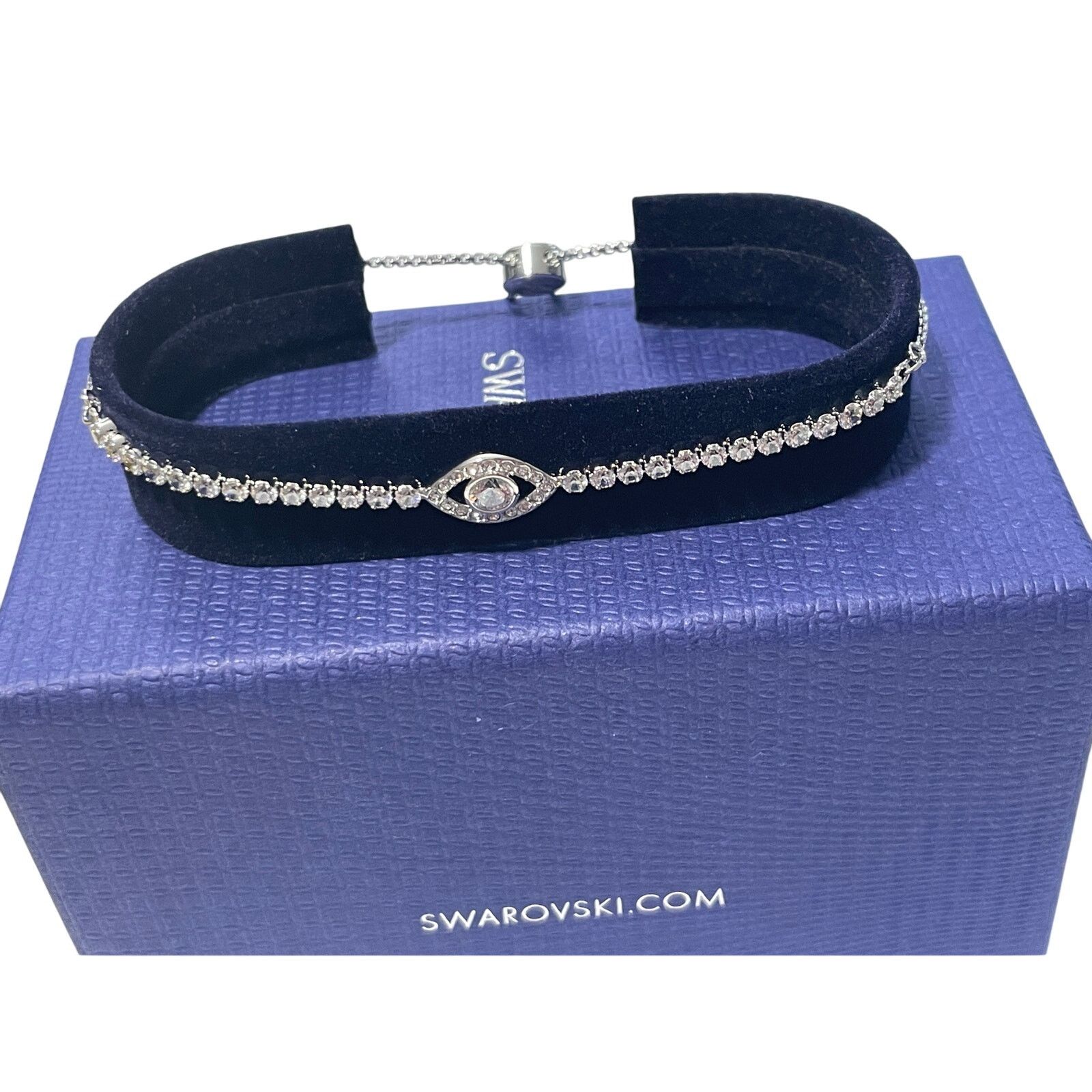 Swarovski swarovski Subtle bracelet Evil eye, White, Rhodium plated Size ONE SIZE - 3 Thumbnail