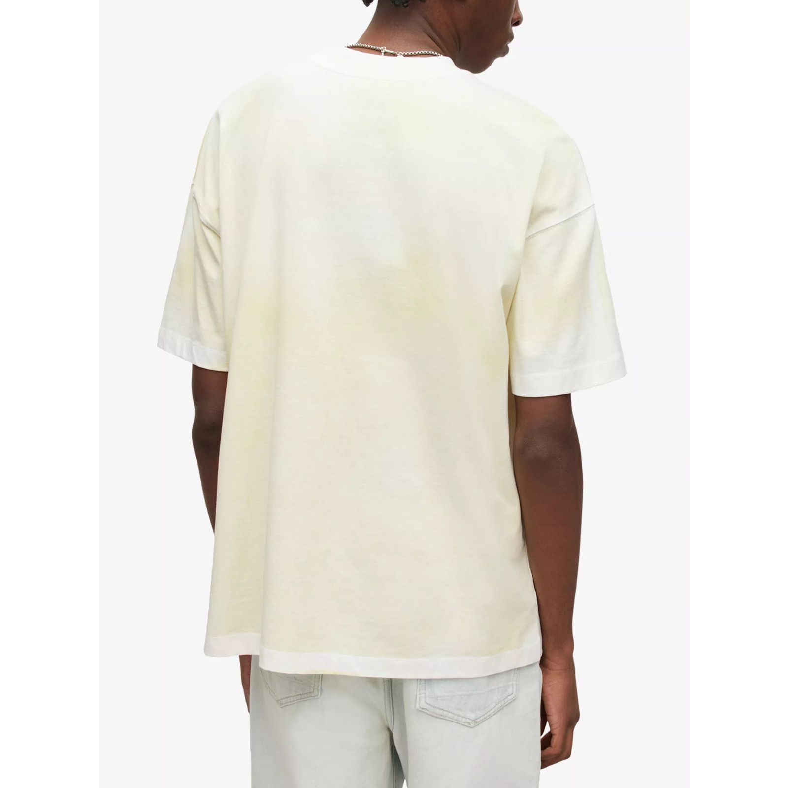Allsaints ALLSAINTS Luca Oversized Tee XL Chartreuse Organic Cotton Size US XL / EU 56 / 4 - 9 Thumbnail