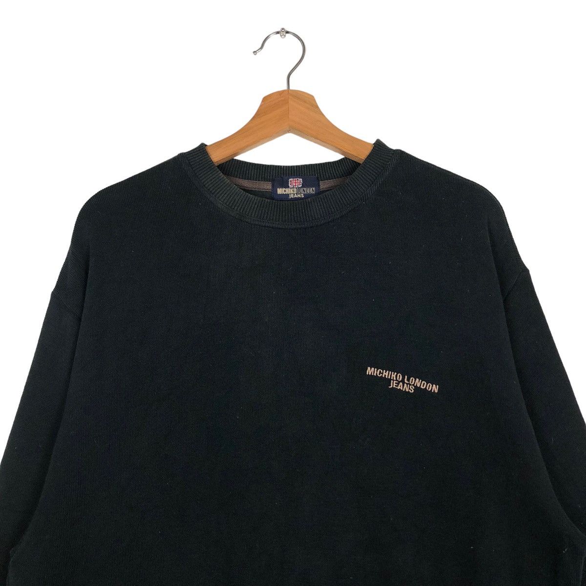 Japanese Brand 🔥Vtg Michiko London Jeans Sweatshirt Big Logo Spell Out Size US M / EU 48-50 / 2 - 3 Thumbnail