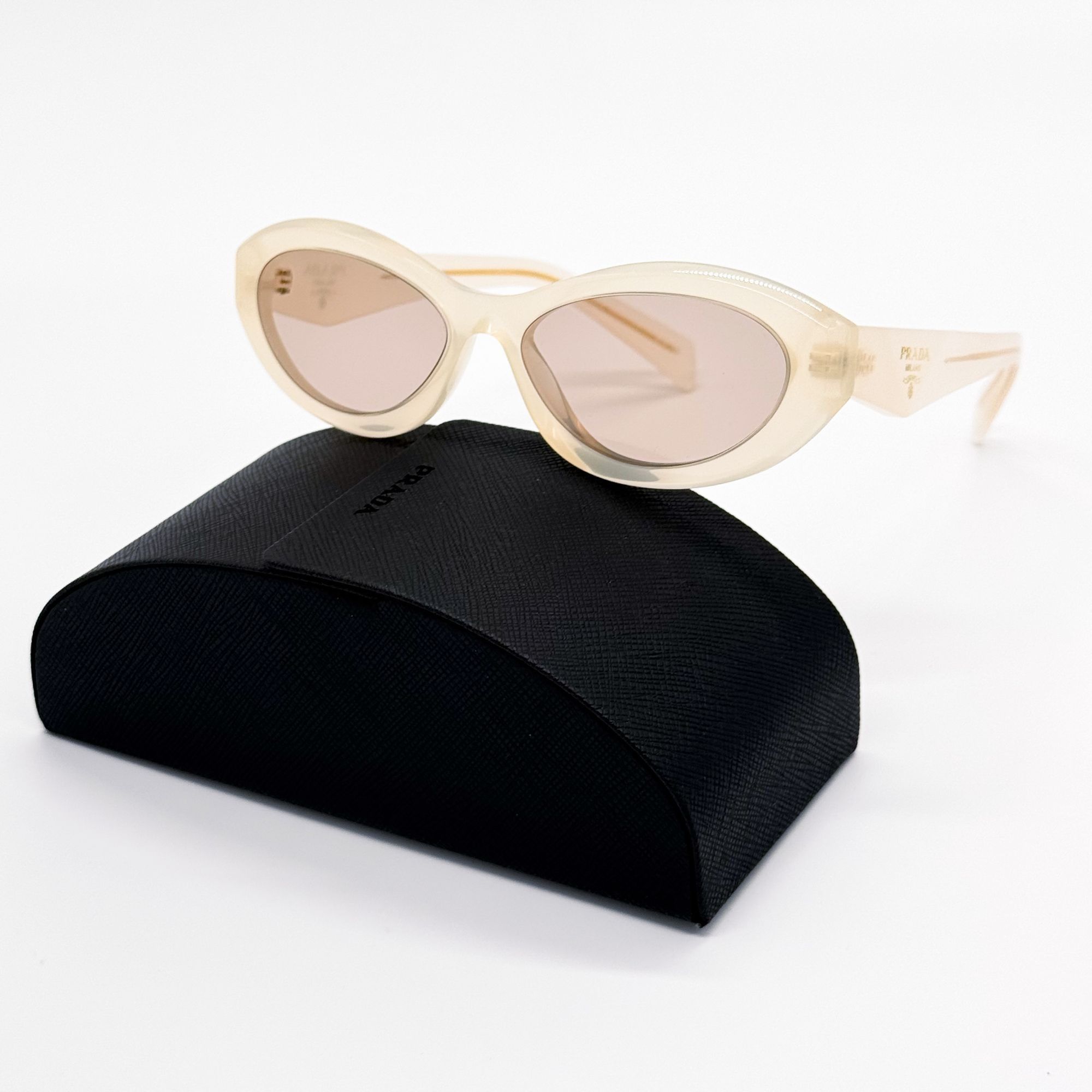 Prada NEW PRADA SUNGLASSES, PRADA SPR 26Z 12V4I2 WOMEN OPAL MILK/B Size ONE SIZE - 1 Thumbnail