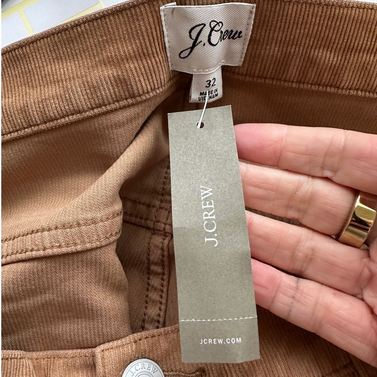 J.Crew NWT J Crew Gold Vintage Slim Straight Corduroy Pants 32 / 12 Size 32" / US 10 / IT 46 - 9 Thumbnail