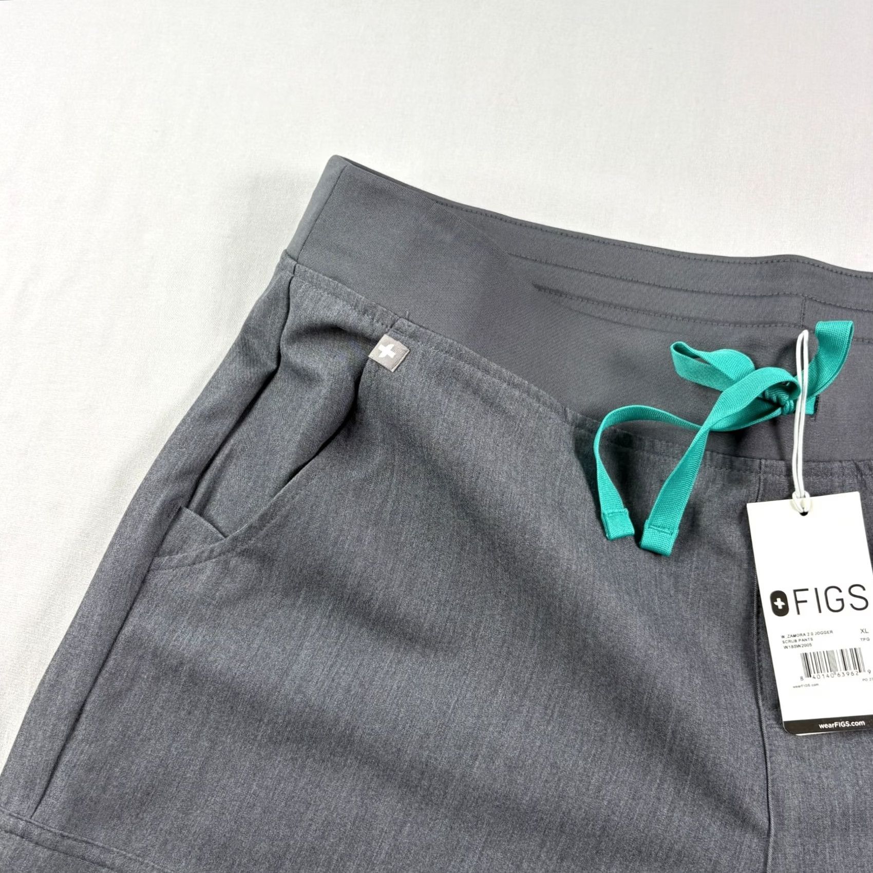 Vintage FIGS Scrub Pants Womens XL Gray Zamora 2.0 Jogger Nurse Medical Uniform NEW Size 40" / US 18 - 2 Thumbnail