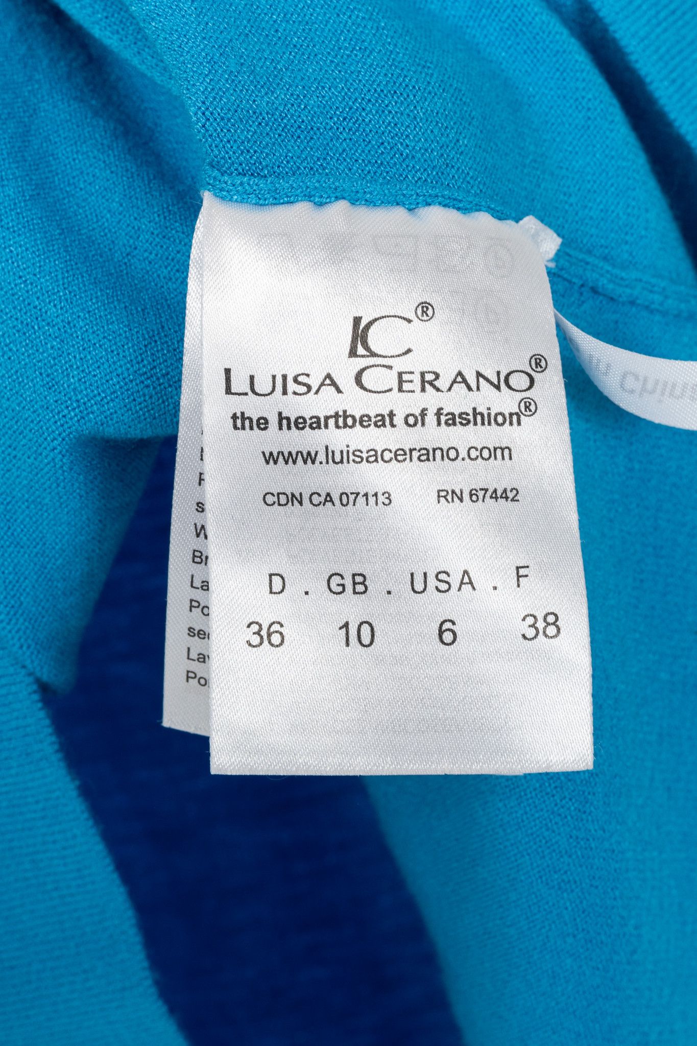 Luisa Cerano Luisa Cerano Blue Knit Sweater Vest Size M / US 6-8 / IT 42-44 - 6 Thumbnail