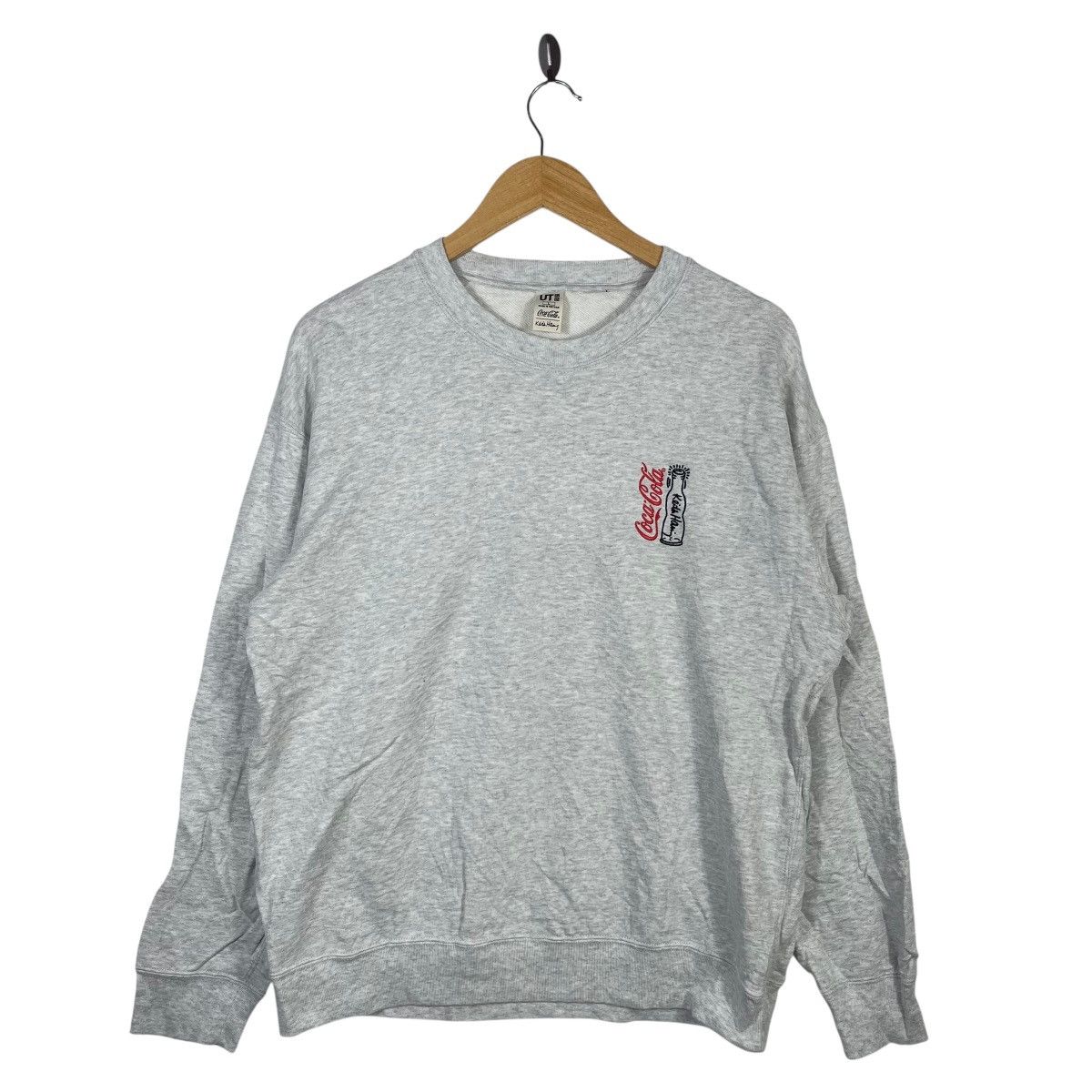 Keith Haring Coca Cola x Keith Haring Crewneck Sweatshirt Gray Graphic Size US L / EU 52-54 / 3 - 1 Thumbnail