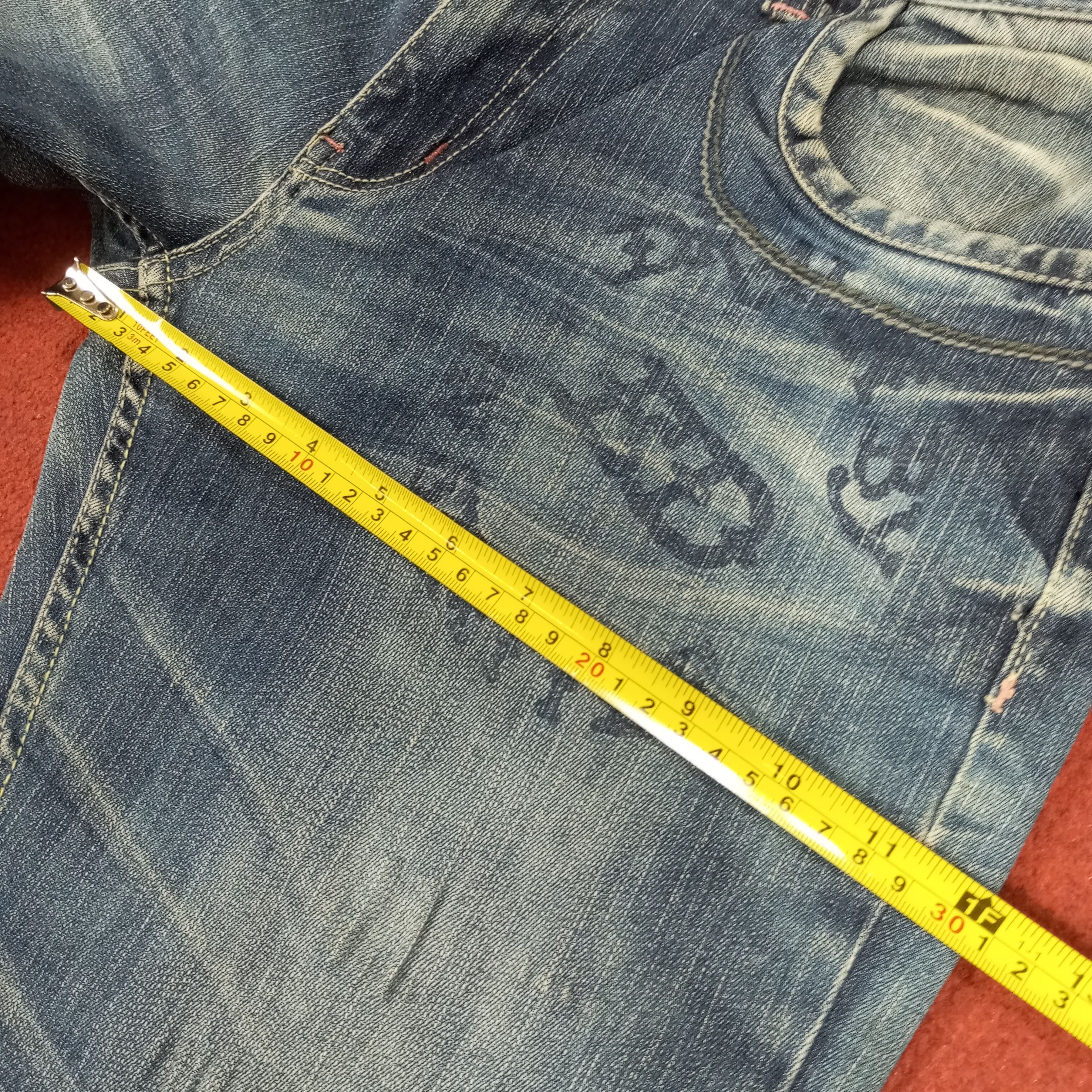 Christian Audigier × Ed Hardy × Vintage Ed Hardy Streetwear Style Jeans Skulls Design Size US 32 / EU 48 - 9 Thumbnail