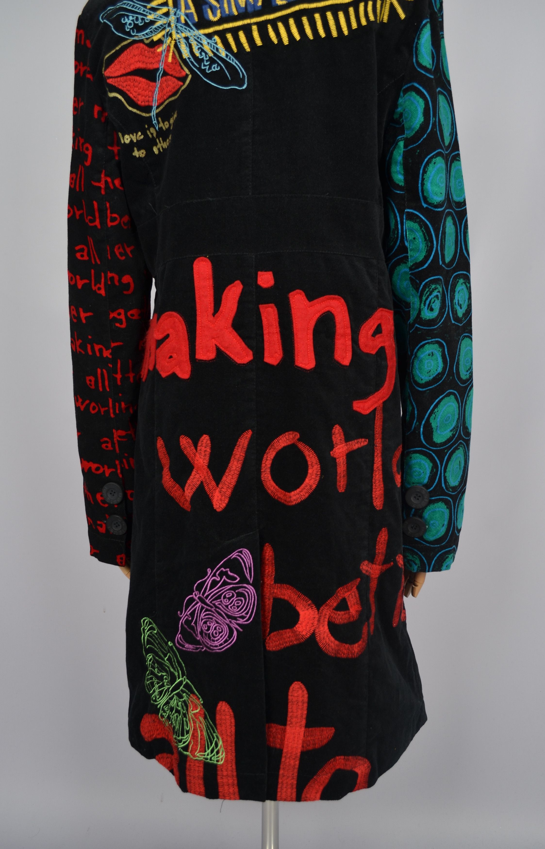 Desigual Desigual Multicolored Printed Jacket Coat Size 42/L Designer Size L / US 10 / IT 46 - 11 Thumbnail