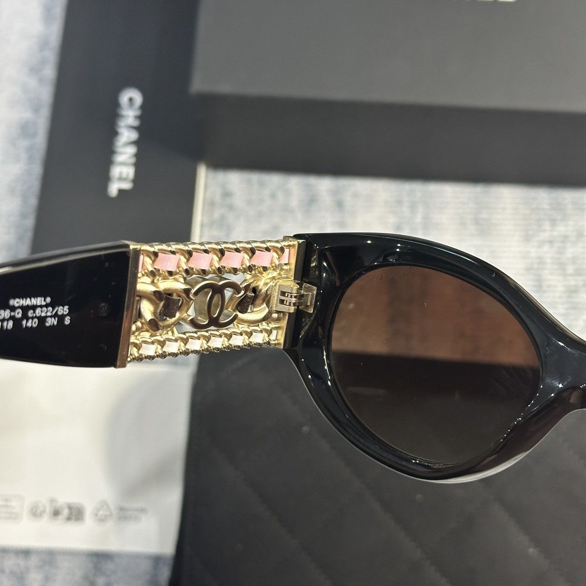 Chanel CHANEL 0CH5536Q C622S5 SUNGLASSES Size ONE SIZE - 8 Thumbnail