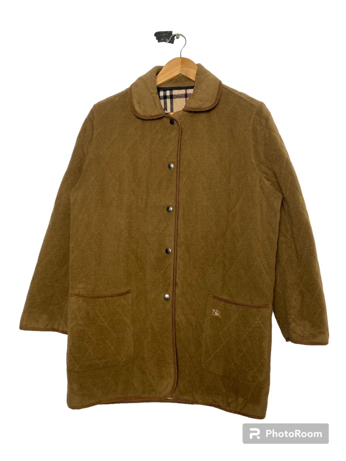 Burberry Burberry Novacheck Wool Jacket Quilted Size US L / EU 52-54 / 3 - 1 Thumbnail