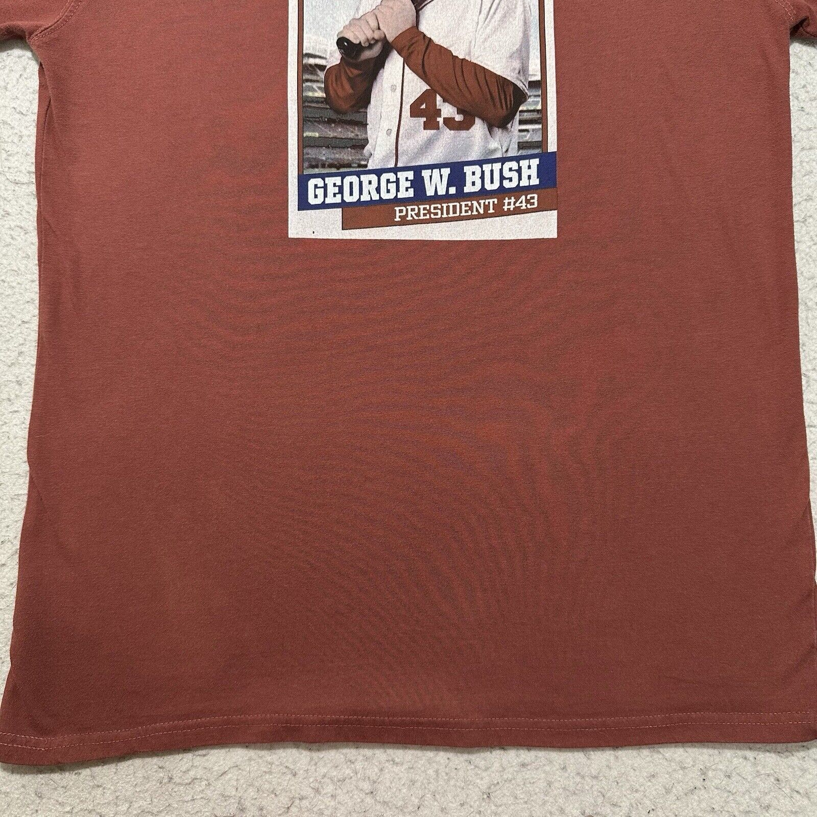 Other Rowdy Gentleman Large George W. Bush Baseball Card T Shirt Size US L / EU 52-54 / 3 - 3 Thumbnail