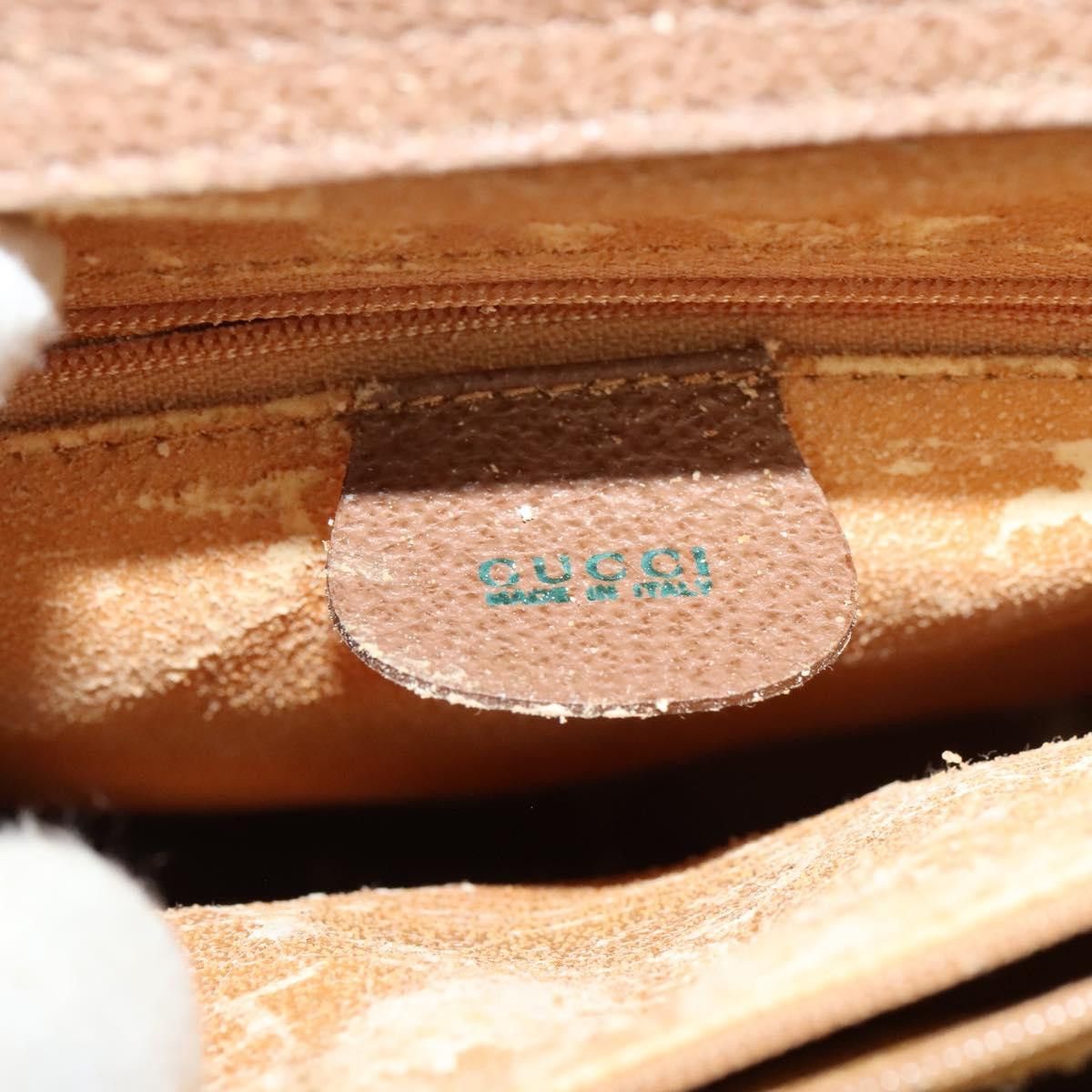 Gucci GUCCI Bamboo Hand Bag Suede Beige Gold 000 2853 0260 0 Size ONE SIZE - 14 Thumbnail