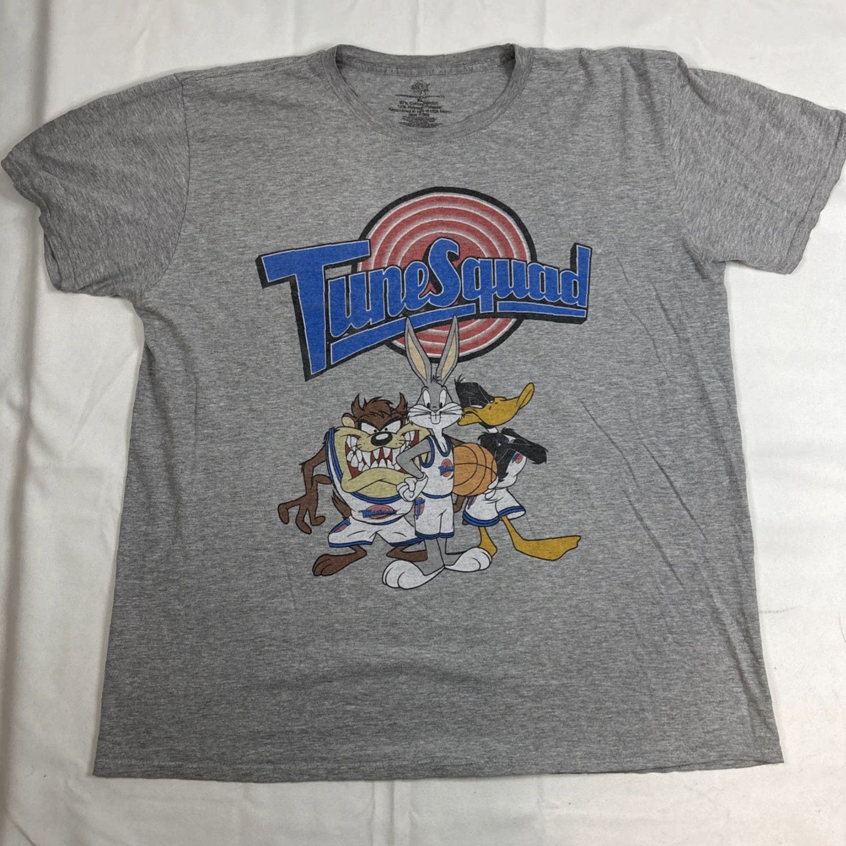 Jordan Brand Tune Squad Shirt Mens XL Gray Short Sleeve Space Jam Jordan T-Shirt Size US XL / EU 56 / 4 - 2 Thumbnail