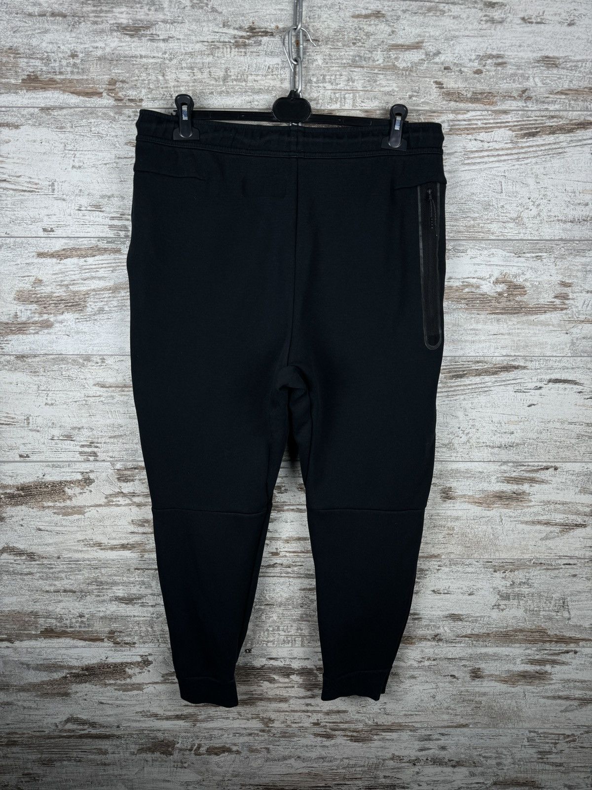 Nike Mens Nike tech fleece sweatpants black swoosh pants drill OG Size US 36 / EU 52 - 6 Thumbnail