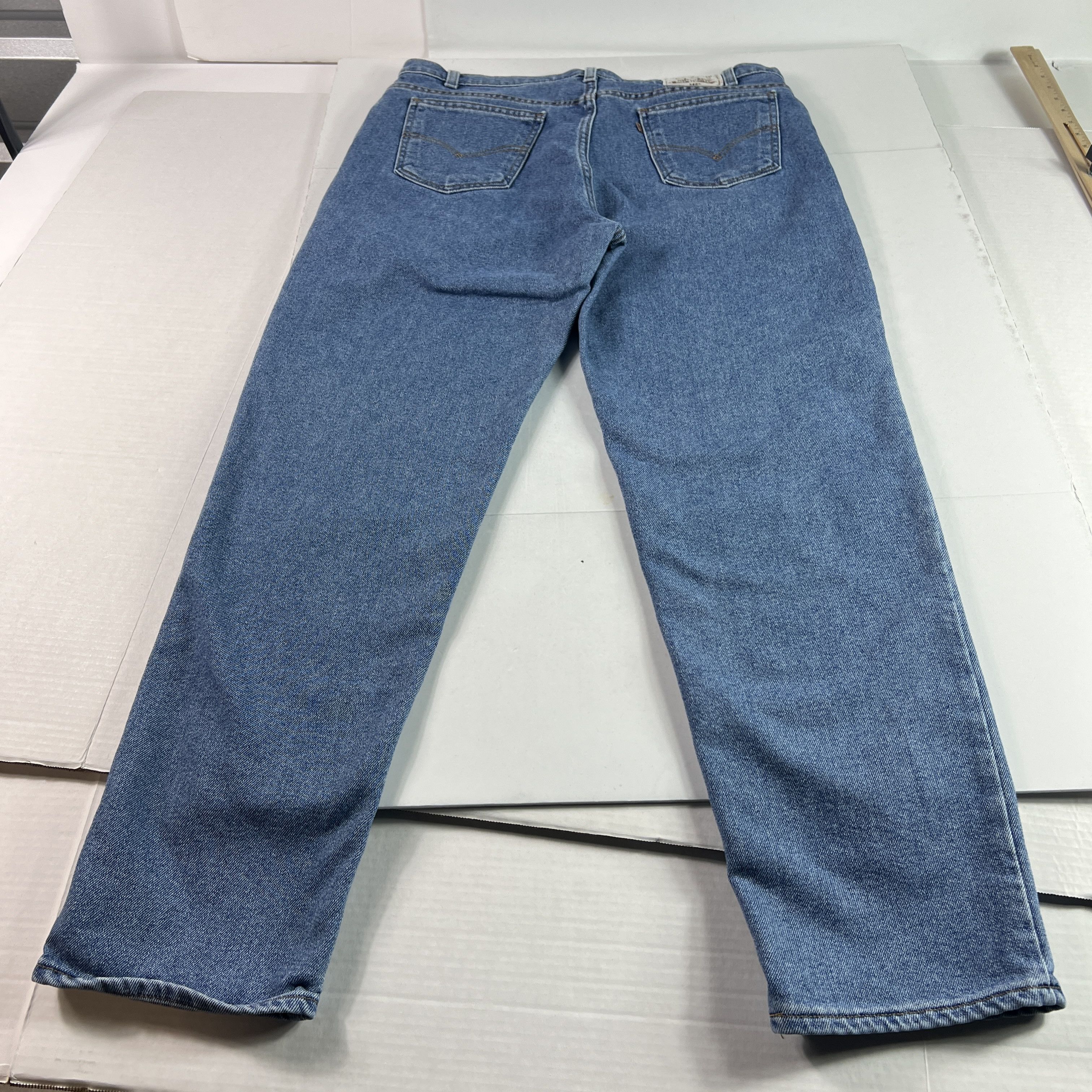 Levi's VTG 90s Levi's Jeans 540 Flex Relaxed Straight Blue Denim Size US 37 - 9 Thumbnail
