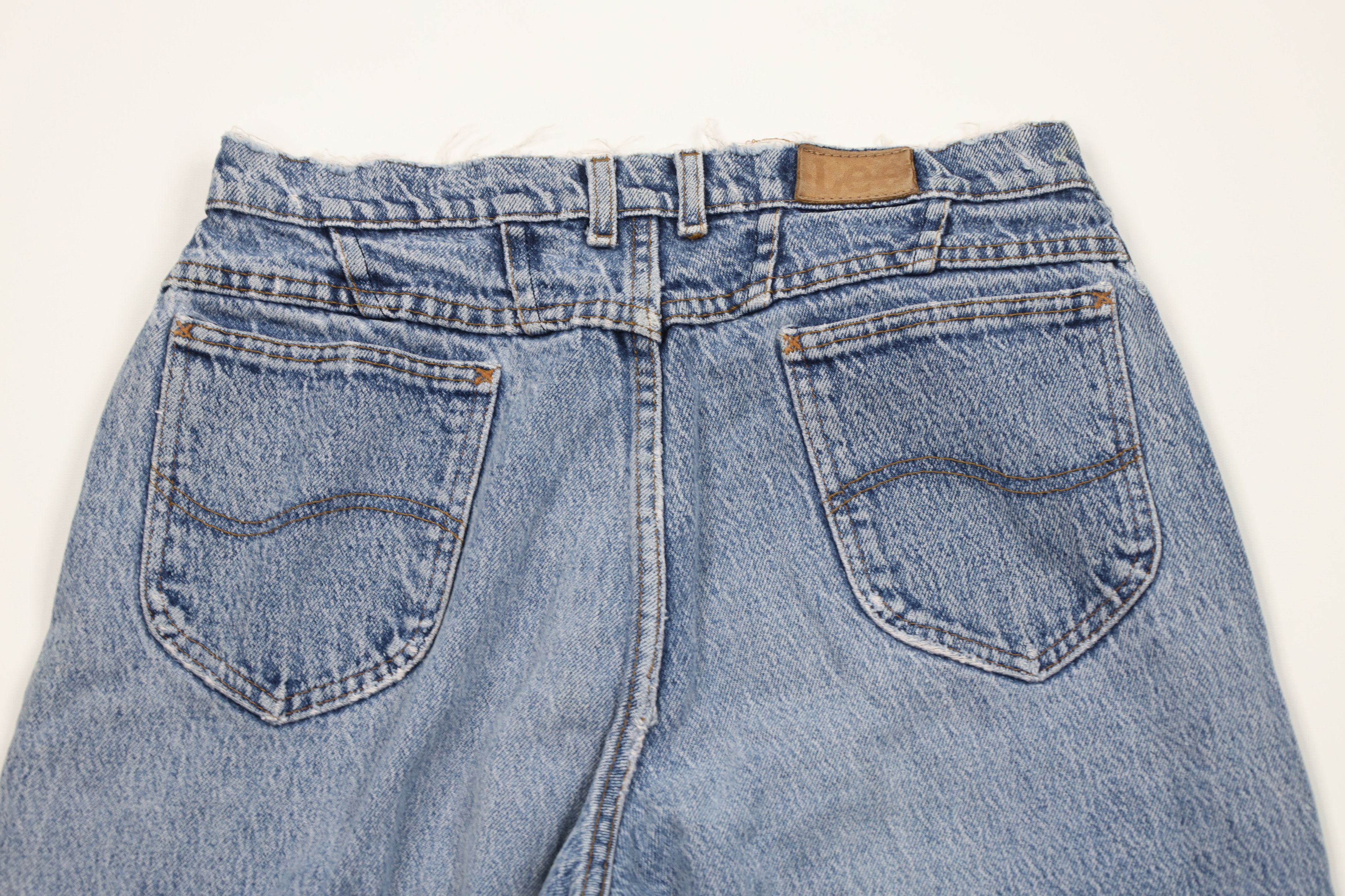 Lee Vintage 80s 90s Lee Acid Wash Tapered Leg Denim Jeans USA Size 36" / US 14 / IT 50 - 12 Thumbnail