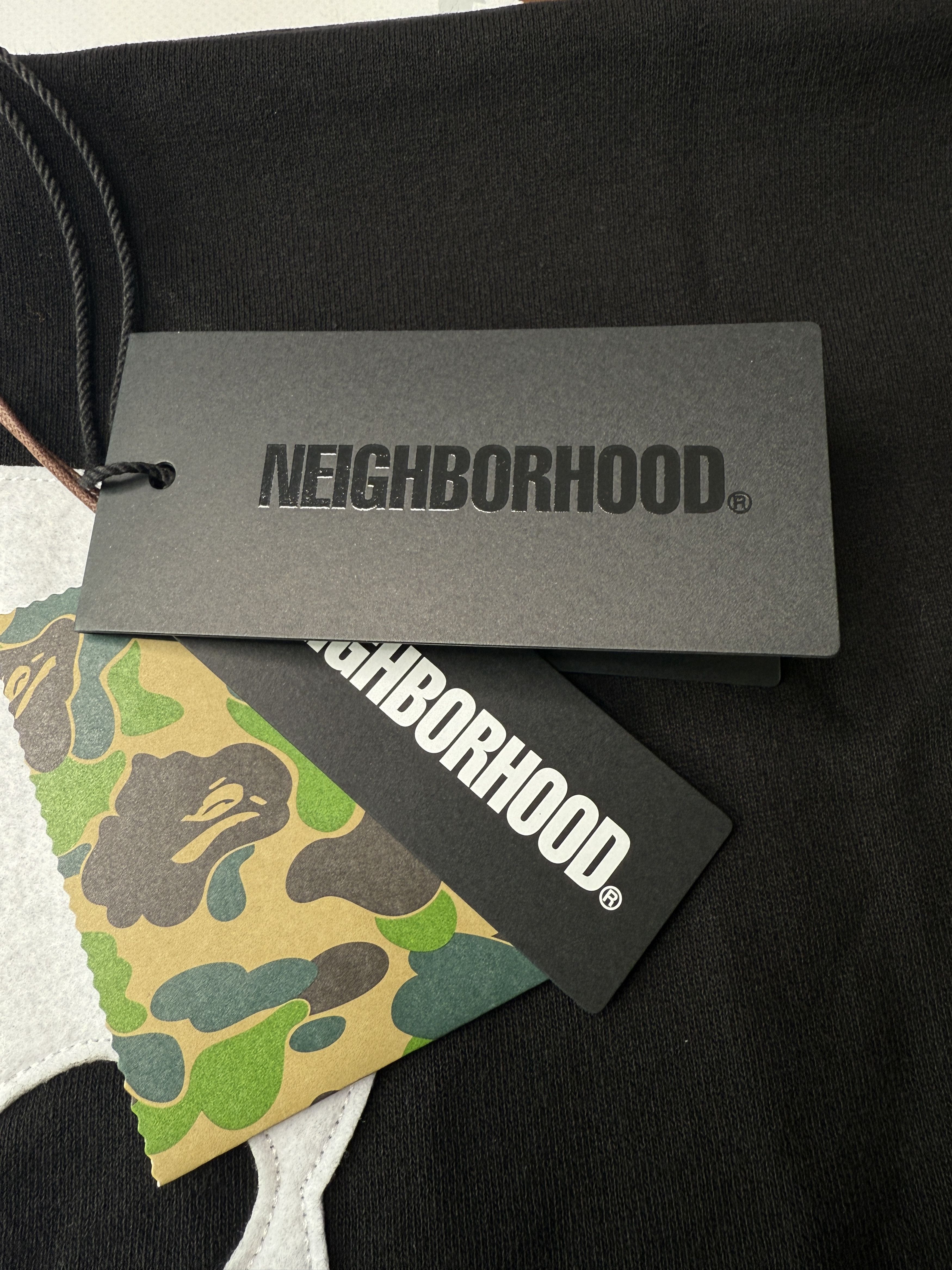 Bape × Neighborhood BAPE X NBHD TWO FACE HALF ZIP PULLOVER HOODIE Size US L / EU 52-54 / 3 - 15 Thumbnail