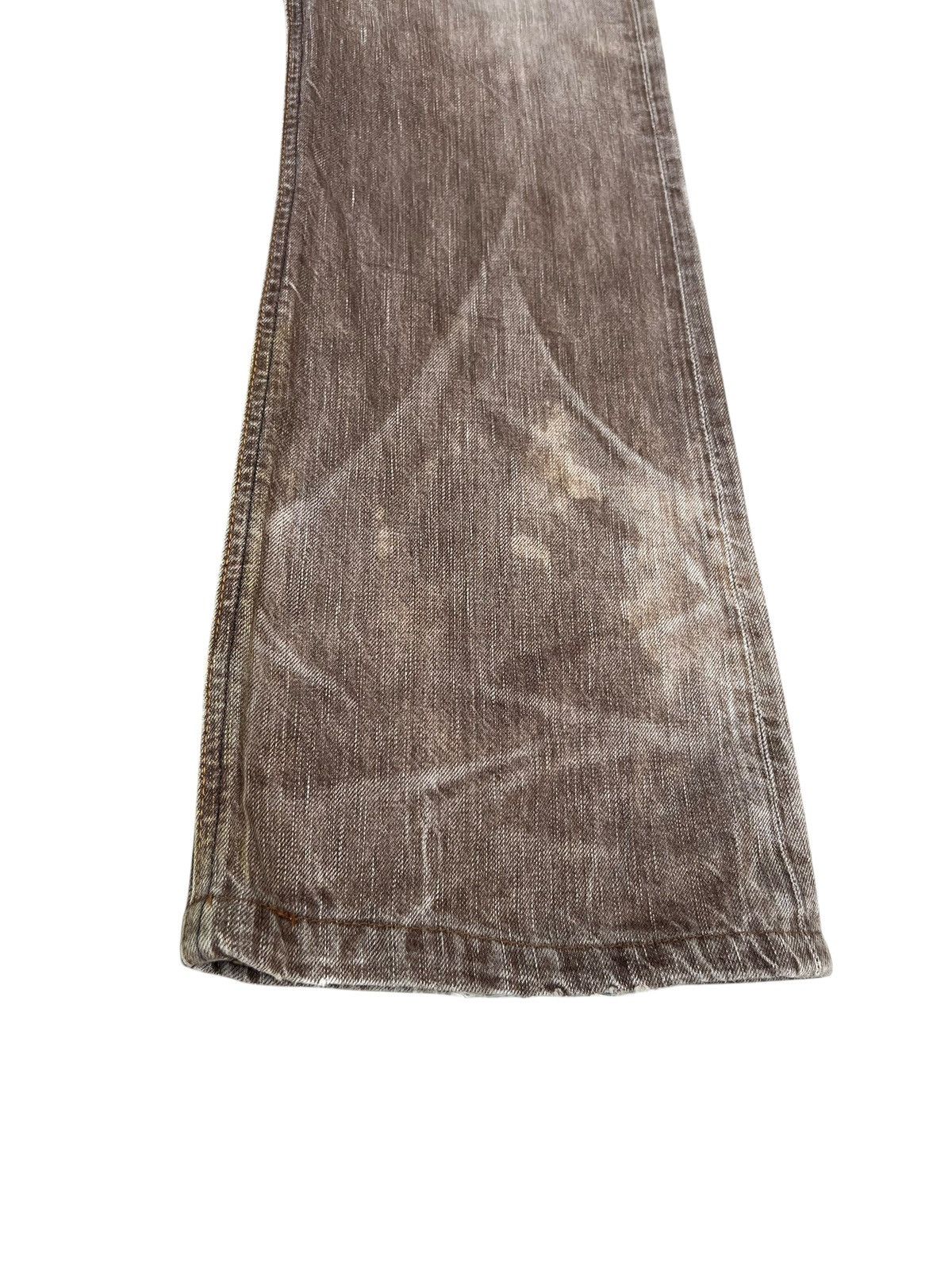 Vintage Clawmark Faded Denim Y2K Edwin BT5001 503 Flare Jeans Size US 30 / EU 46 - 13 Thumbnail