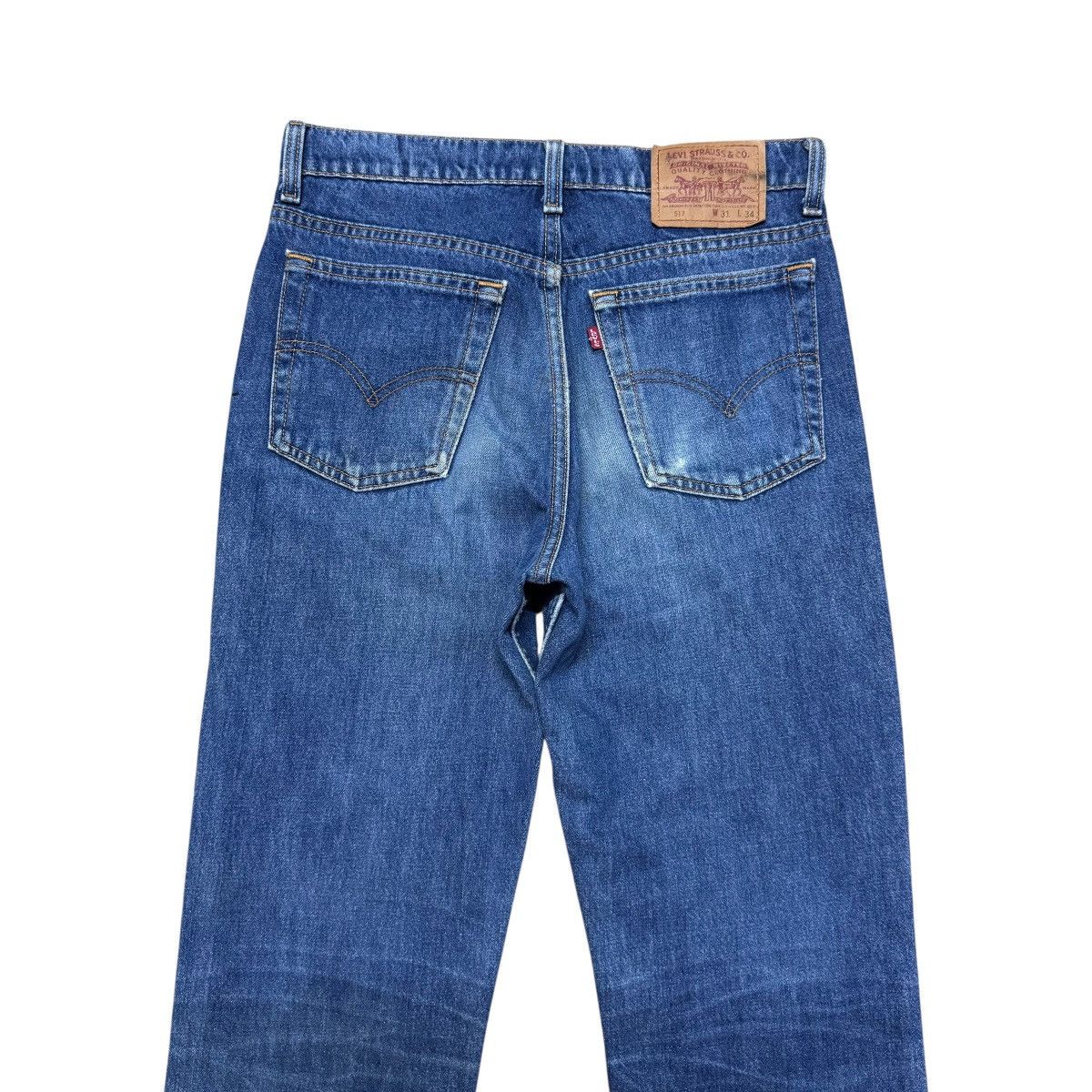 Levi's Vintage 90s Levis 517 Distressed Denim Flare Jeans Size US 31 - 11 Thumbnail