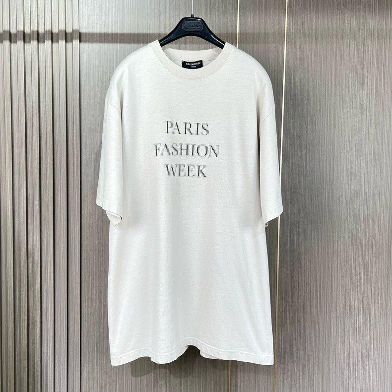 Balenciaga Balenciaga Blurred letter print short sleeves Size US XXS / EU 40 - 1 Thumbnail
