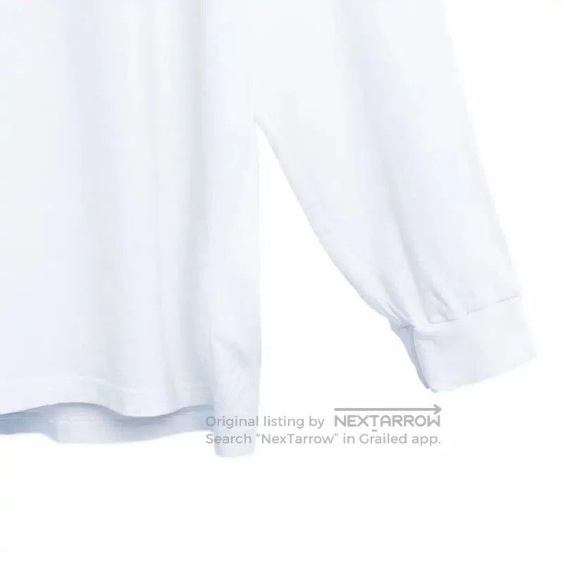 Burberry Burberry White Cotton Long Sleeve Tshirt. Size US XL / EU 56 / 4 - 5 Thumbnail