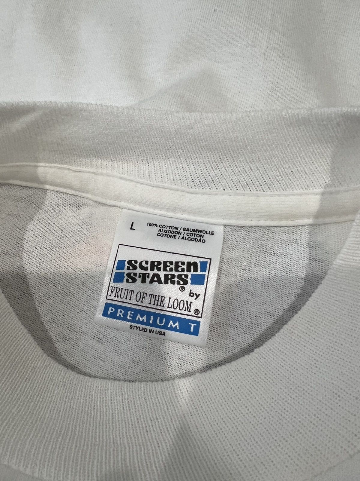 Vintage 1997 Ravers Revolution Screen Stars Single Stitch L/S Size US L / EU 52-54 / 3 - 4 Thumbnail