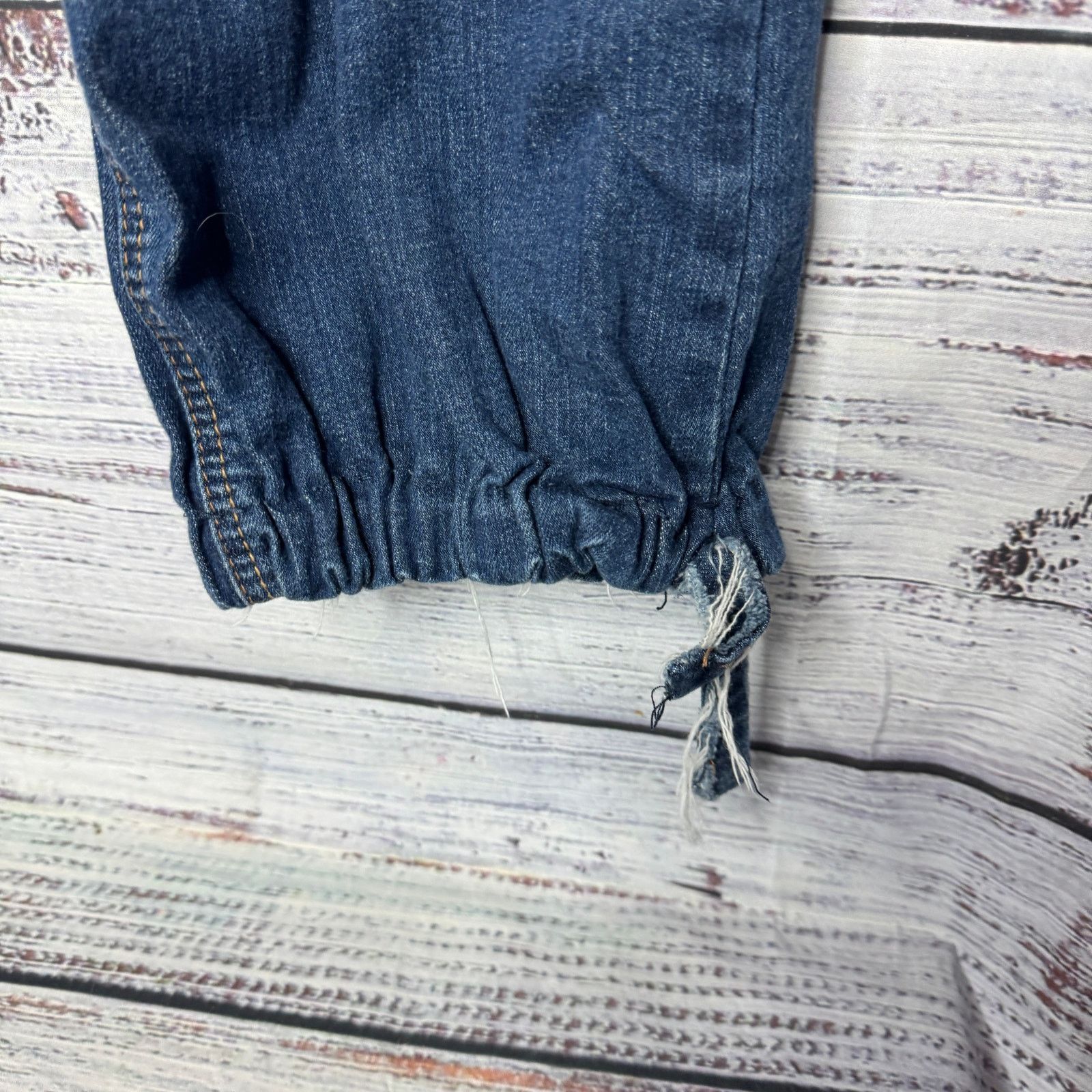 Silver Jeans Co. Silver Jeans Izzy Bootcut Jogger Tie Ankle Jeans 33/33 Size 33" - 4 Thumbnail