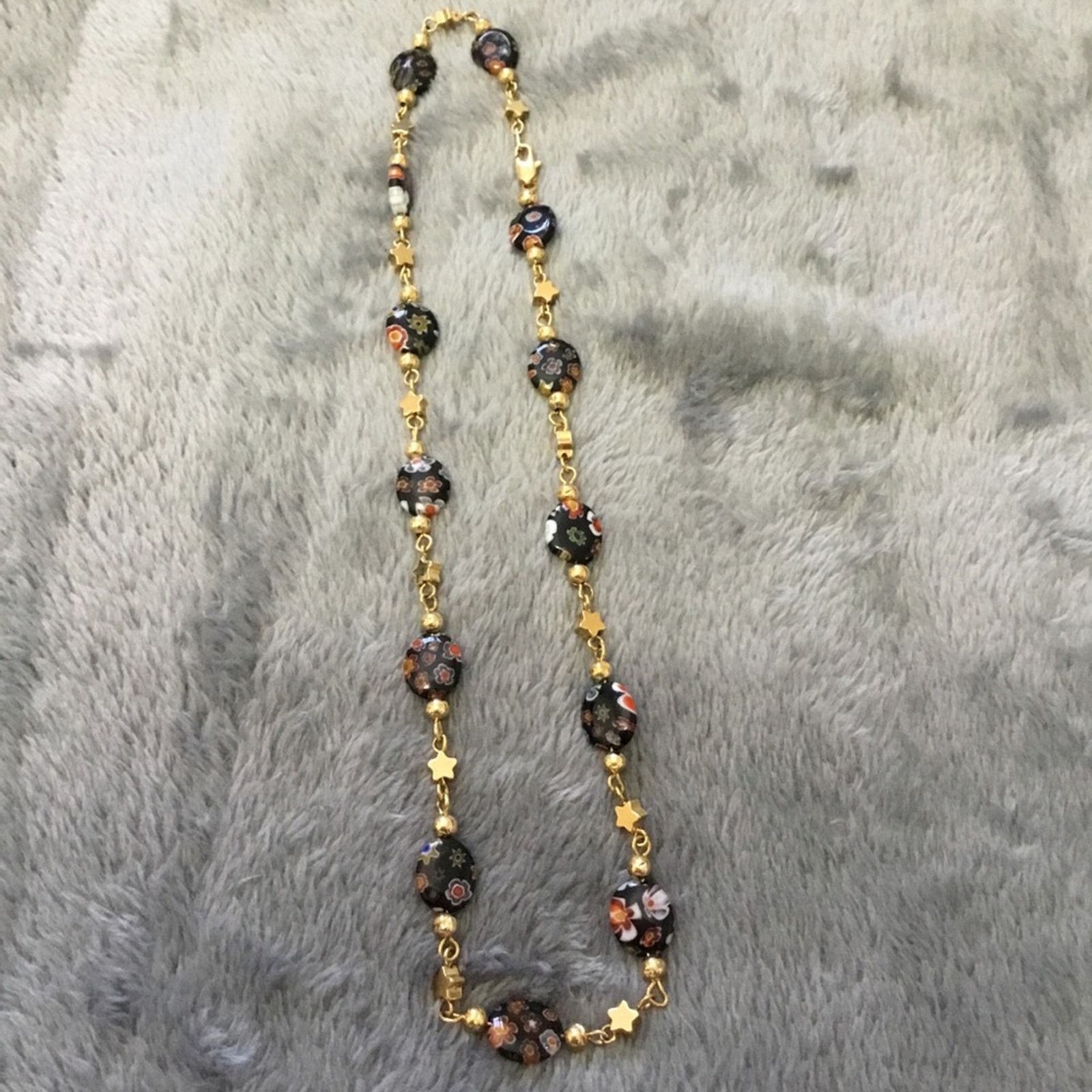 Other Gold Unique Multi-Bead Necklace Size ONE SIZE - 5 Thumbnail