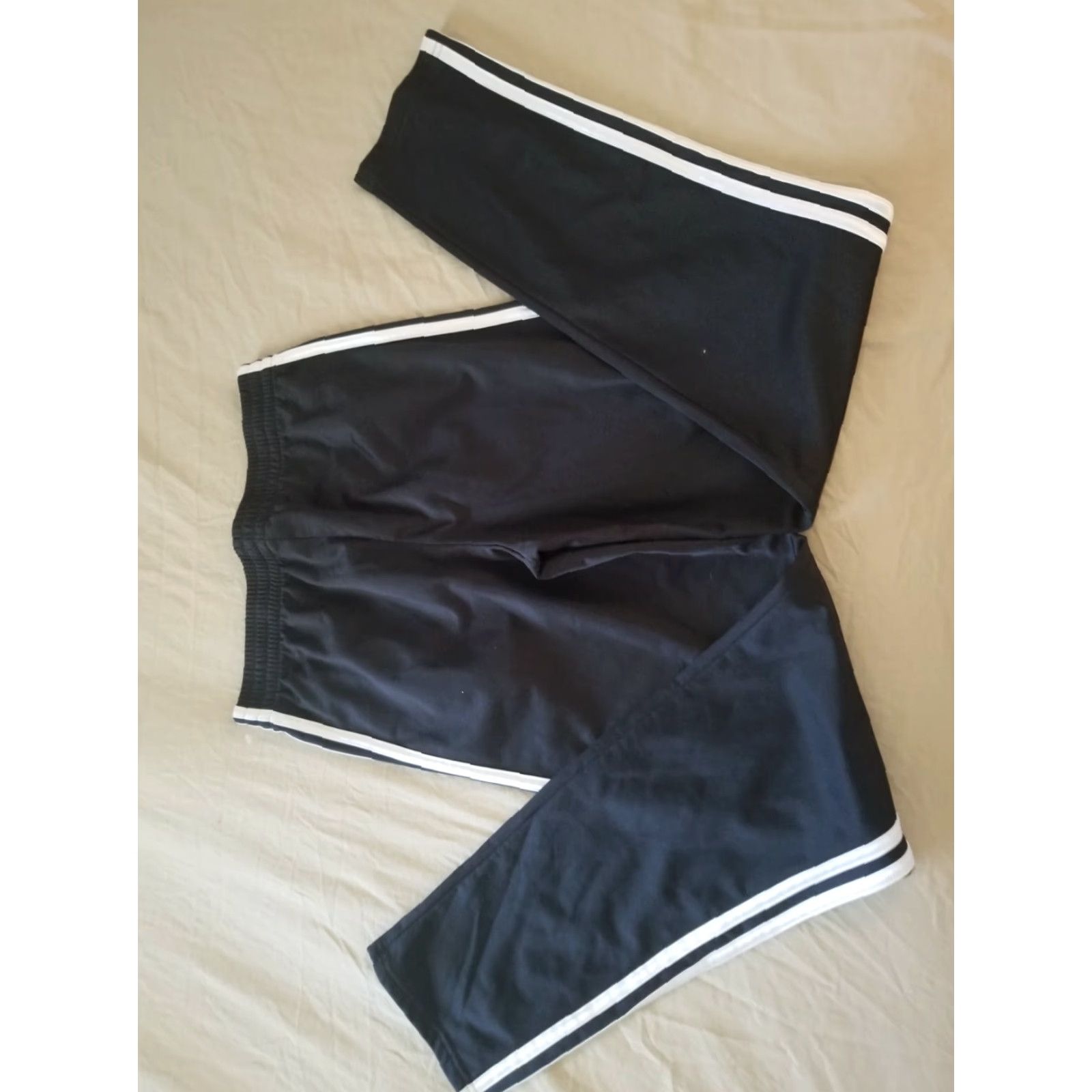 Adidas adidas Pants Mens S Small Black Athletic Gym Workout Sweatpants Regular Size Type Pants Mens Black Athletic Sweatpants Size US 29 - 2 Thumbnail