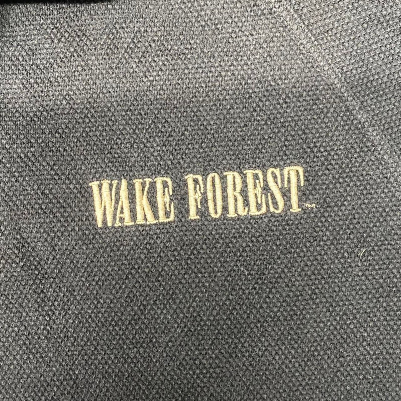 Nike Y2K/90s Nike Wake Forrest Polo Shirt Size US XL / EU 56 / 4 - 4 Thumbnail