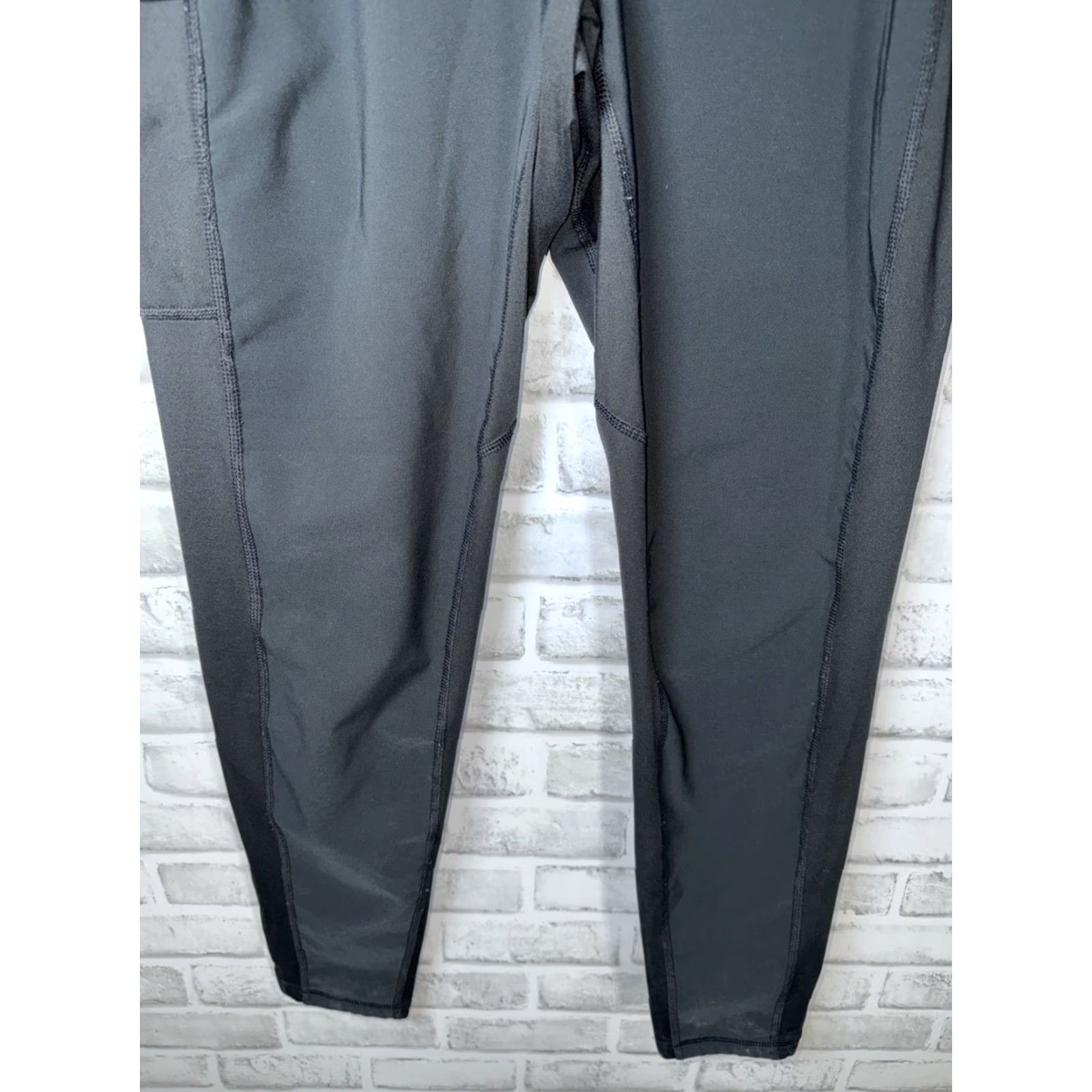 Vintage Kuhl Pants Black Yoga Style Leggings Womens L Regular Jogger Straight Pocket Breathable Lightweight Size 36" / US 14 / IT 50 - 5 Thumbnail