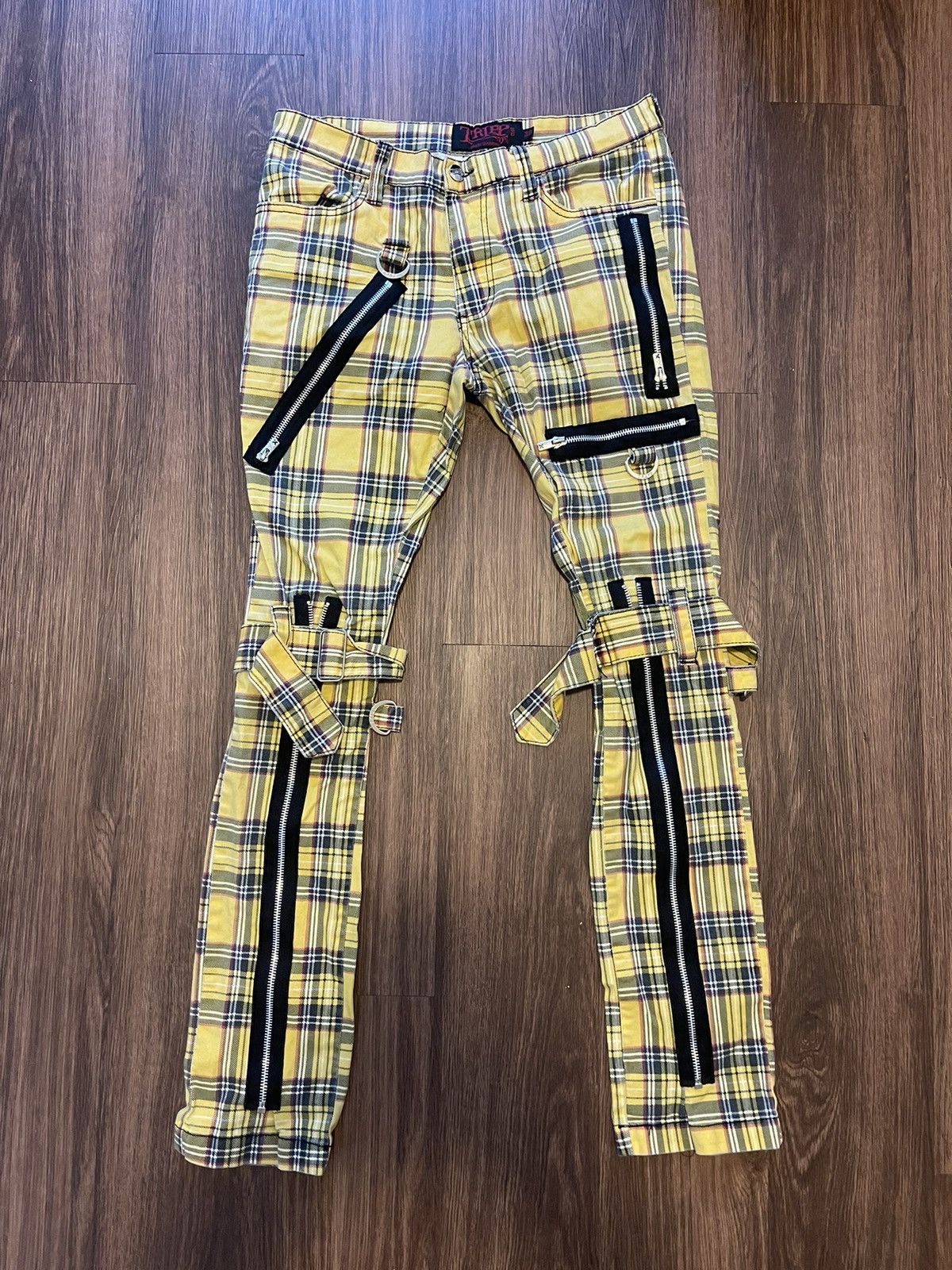 image of Tripp NYC Bondage Pants in Yellow, Men's (Size 30)