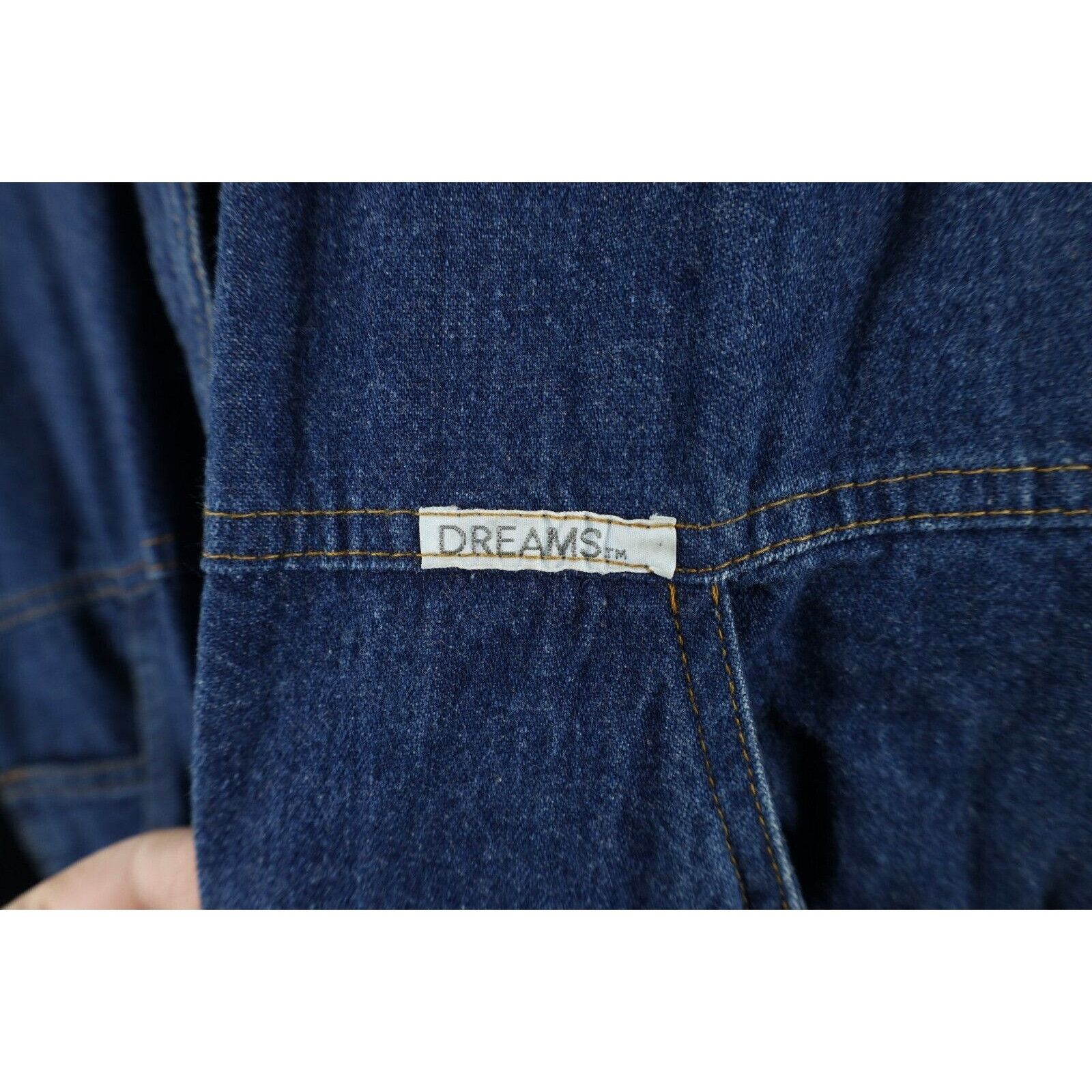 Vintage Vintage 70s 80s Streetwear Distressed Denim Jean Jumpsuit Size L / US 10 / IT 46 - 6 Thumbnail