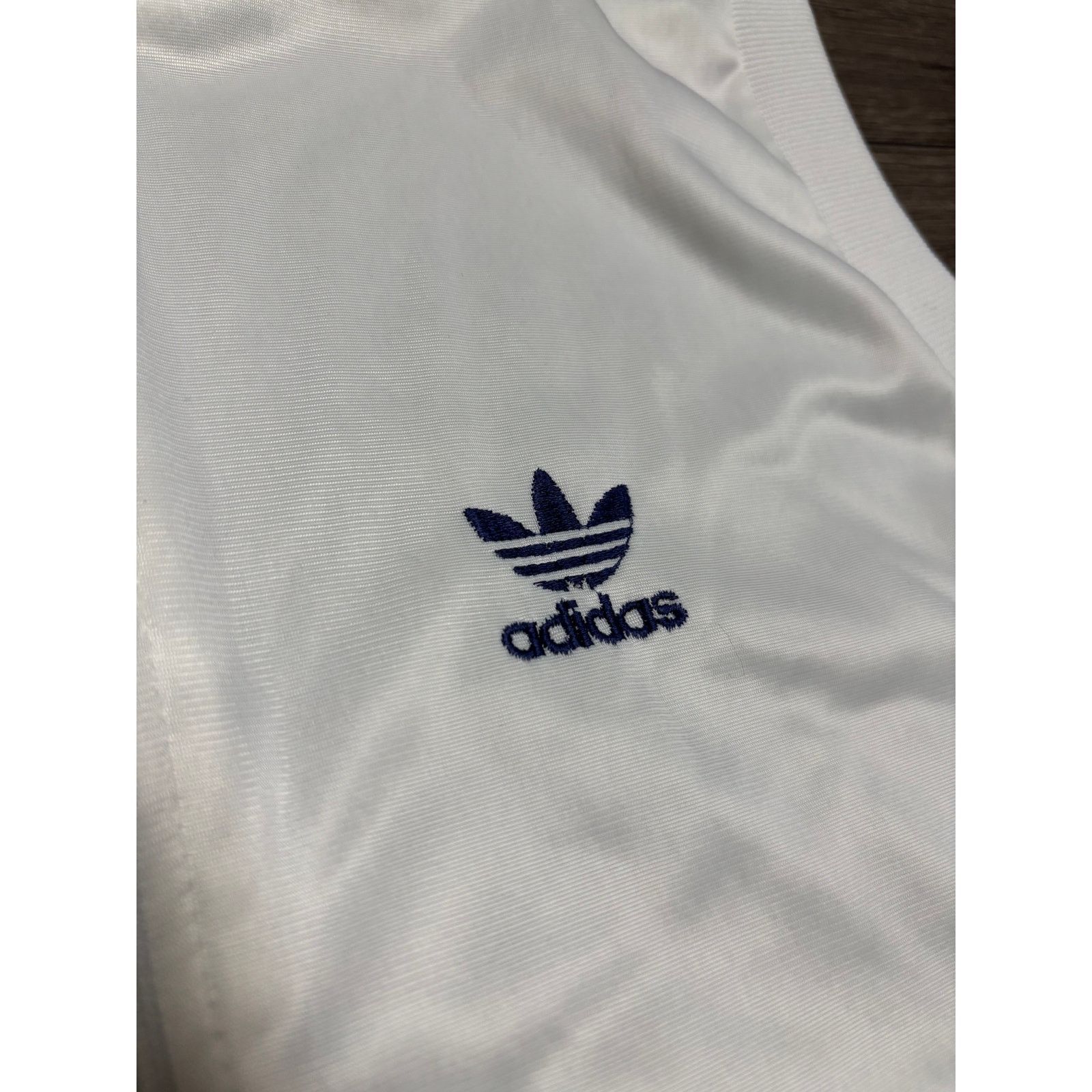 Adidas × Vintage Vintage Adidas Sleeveless Jacket Sz L 80s Size US L / EU 52-54 / 3 - 4 Thumbnail