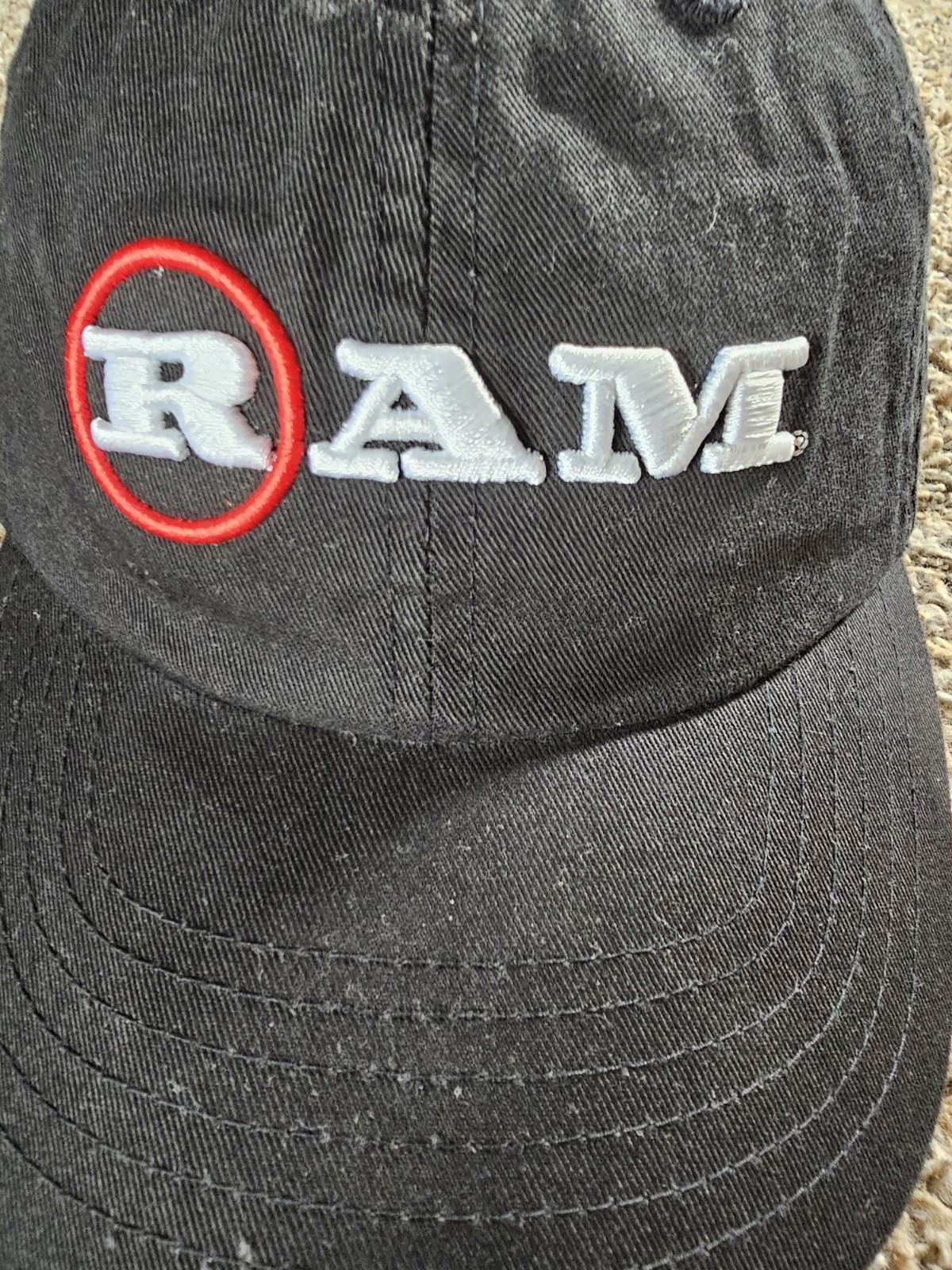 Artful Dodger Ram Strapback Baseball Cap - Black Dodge Adjustable Hat Size ONE SIZE - 2 Thumbnail