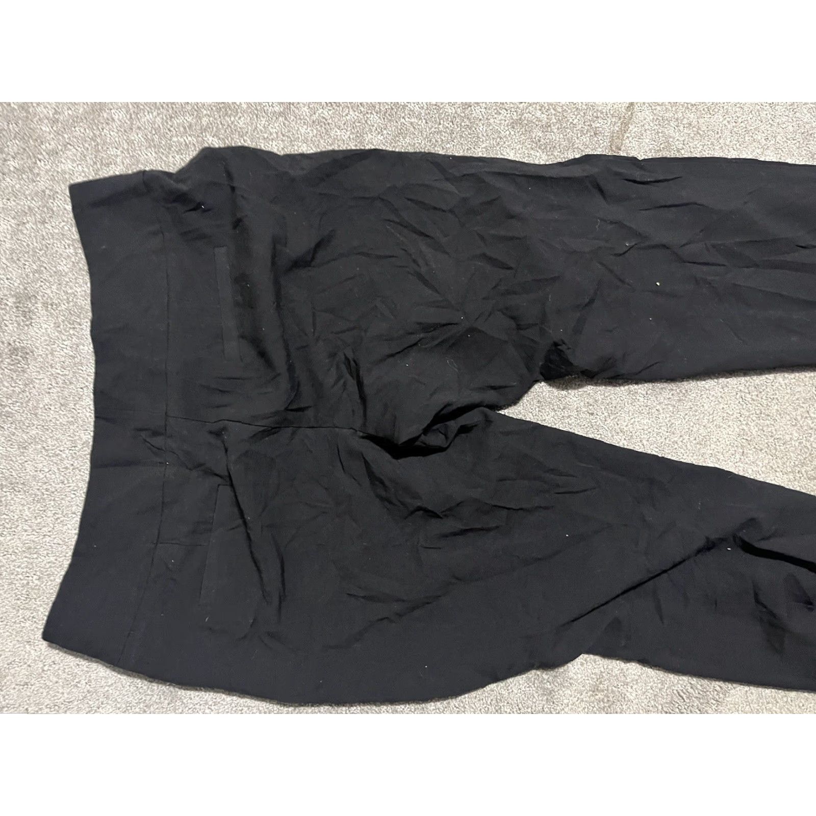 Kenneth Cole Kenneth Cole Womens The Amanda Dress Pants Size 10 Black Stretch Flared Leg Pants Dress Size 32" / US 10 / IT 46 - 4 Thumbnail