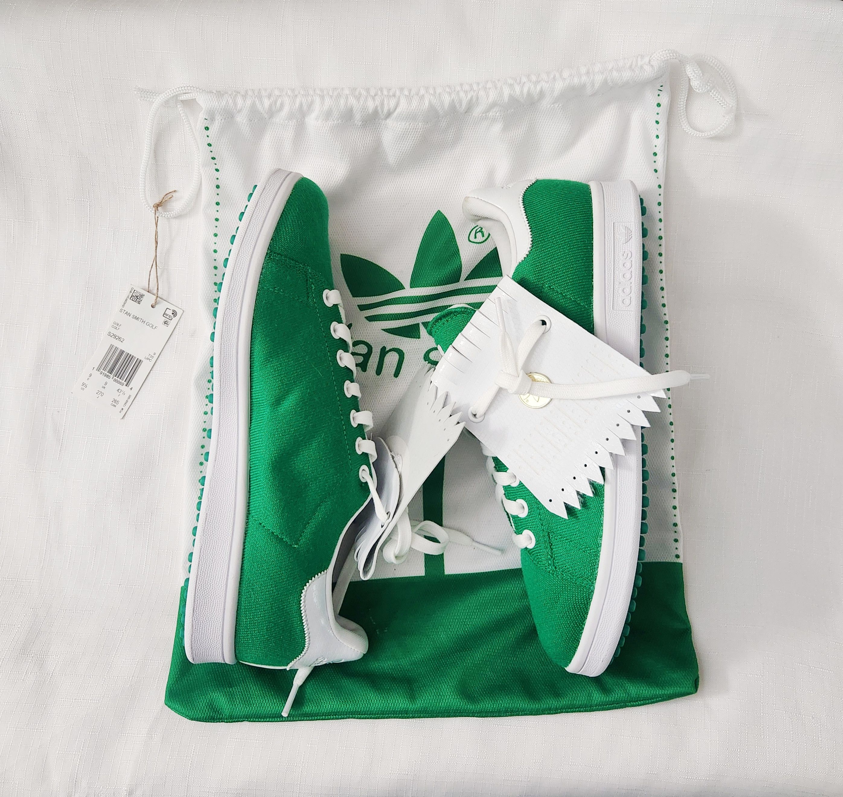 Adidas ADIDAS GOLF STAN SMITH PRIME GREEN LIMITED EDITION S29262 Size US 9.5 / EU 42-43 - 4 Thumbnail