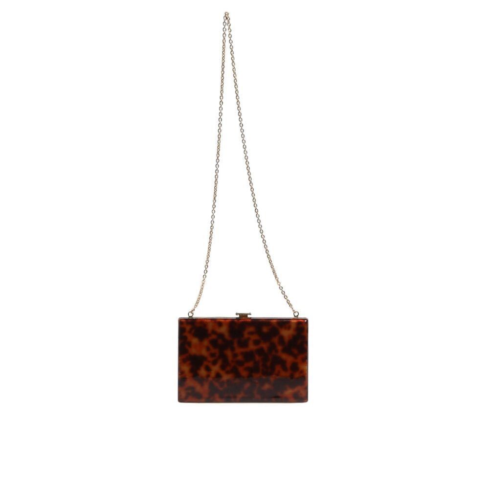 Dolce & Gabbana Dolce & Gabbana Brown Leather Clutch Evening Crossbody Bag W Size ONE SIZE - 8 Thumbnail