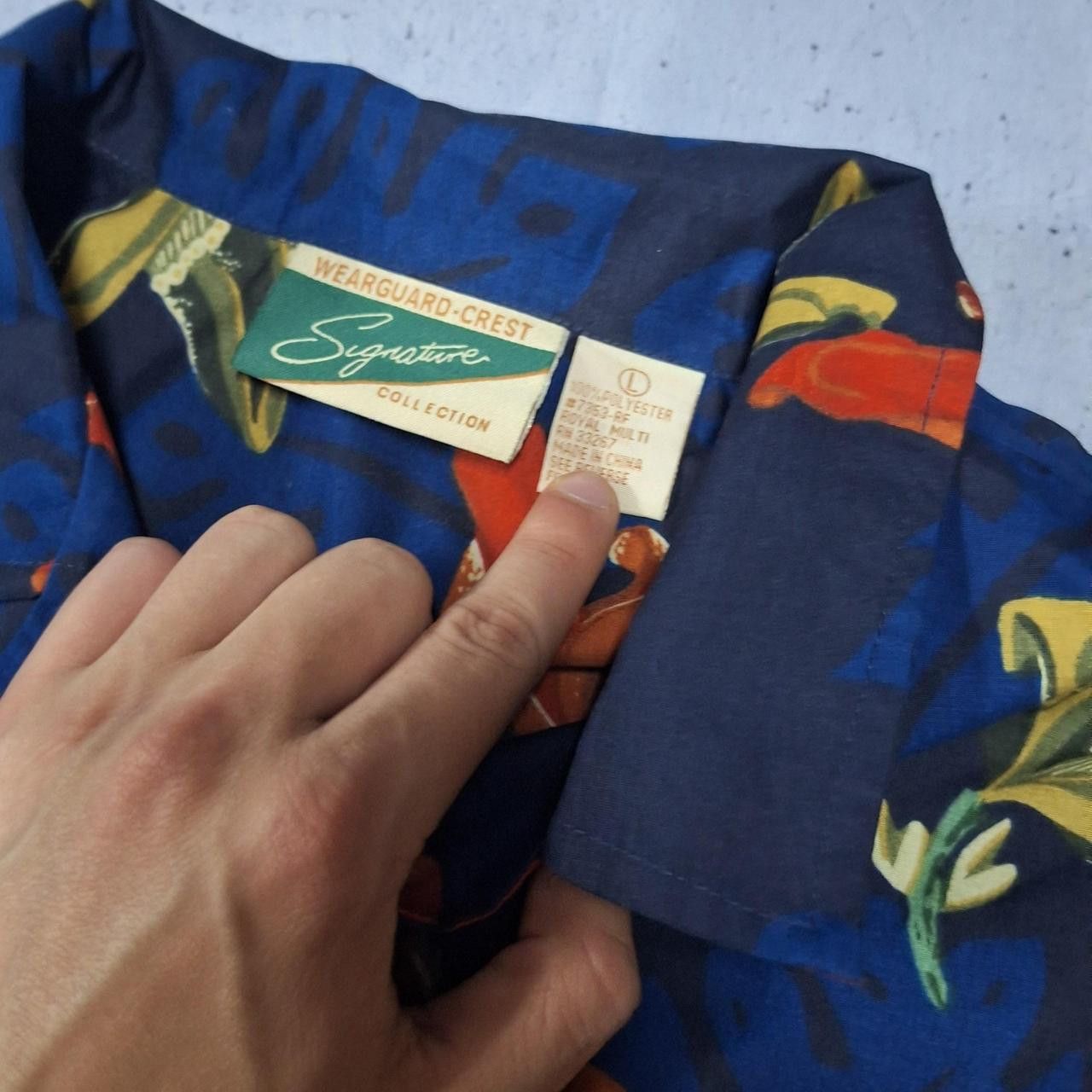 Other Blue and orange Hawaiian shirt #HawaiianShirt Size US L / EU 52-54 / 3 - 3 Thumbnail
