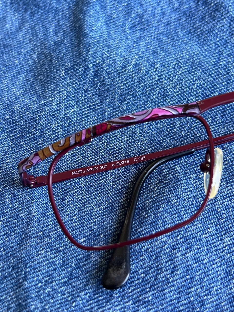 Designer Scandinavian Frame Skaga 00s Eyeglasses Eyewear Purple Y2K Size ONE SIZE - 3 Thumbnail
