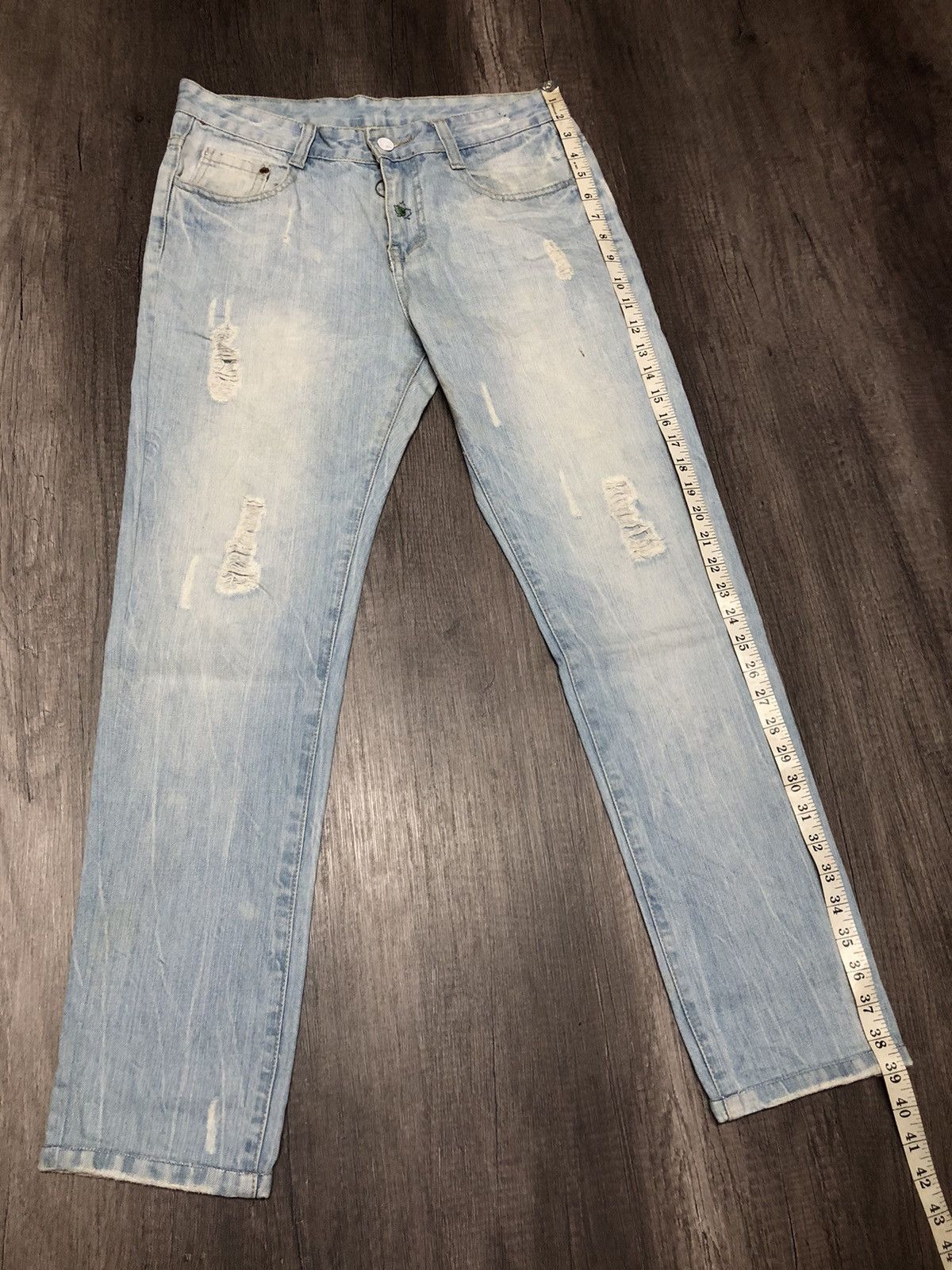 Designer × Dsquared2 × Vintage DSQUARED2 DISTRESSED DENIM JEANS Size US 30 / EU 46 - 1 Thumbnail